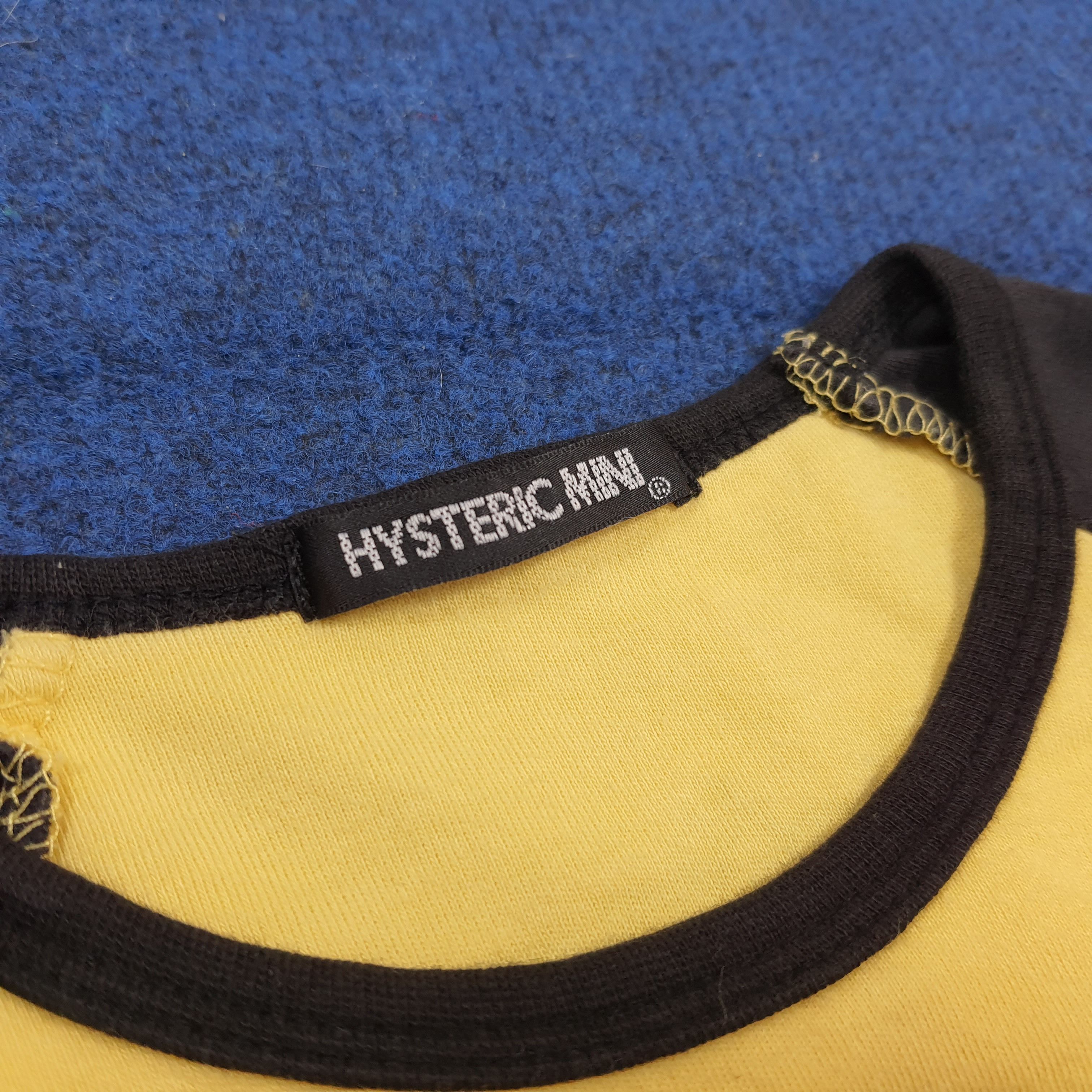 Hysteric Glamour Vintage Hysteric Mini Japan Raglan Kids 4 - 5 years C301N25 Size US XXS / EU 40 - 5 Thumbnail