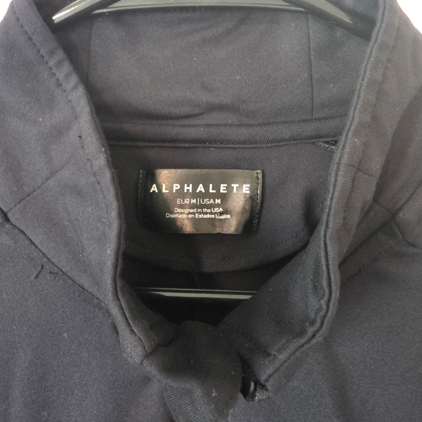 Alphalete Athletics Alphalete Mens Full Zip Athletic Jacket Size Medium Black Size US M / EU 48-50 / 2 - 4 Thumbnail