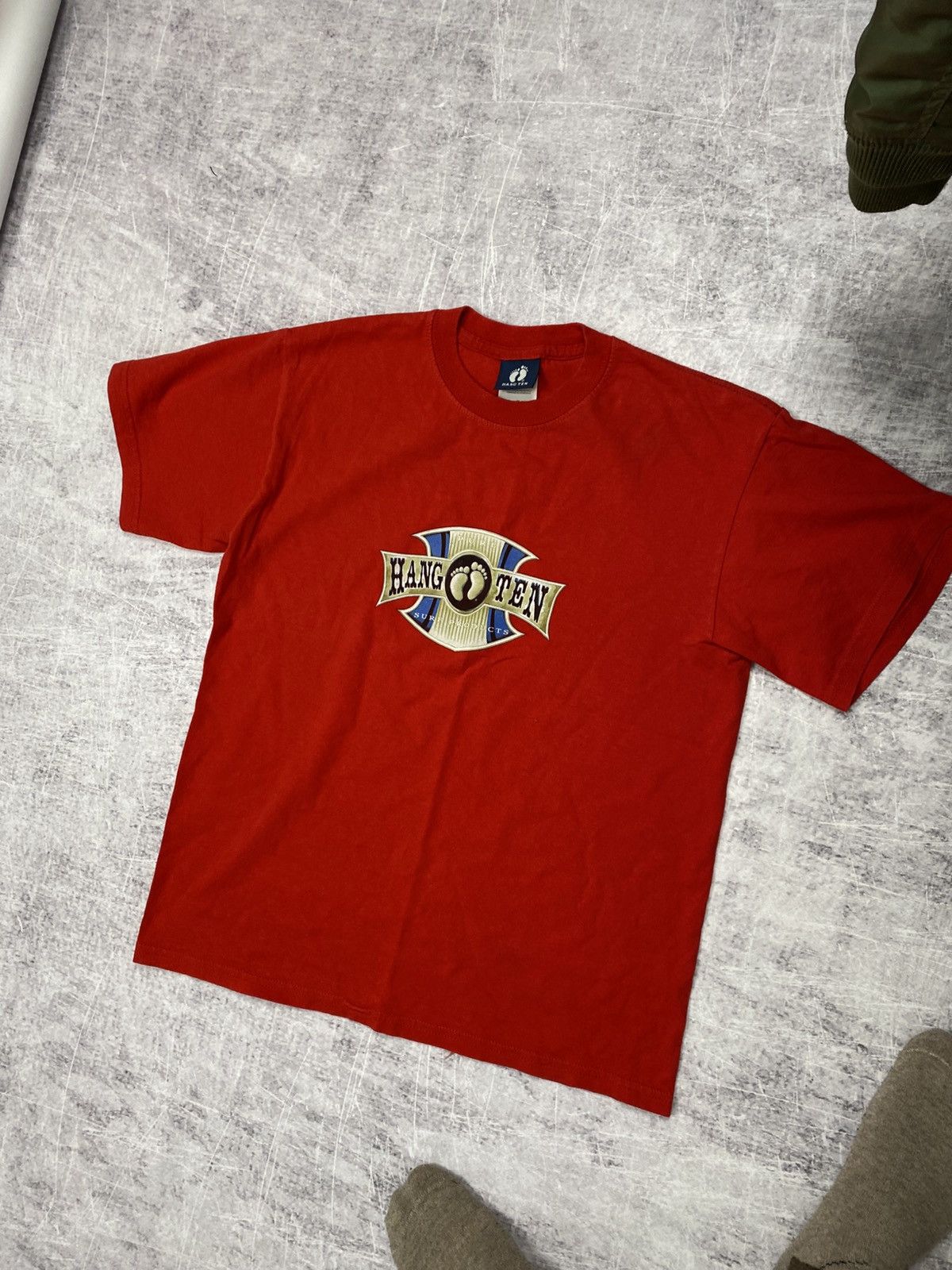 Hang Ten × Vintage Cropped red vintage tee by Hang Ten Size US M / EU 48-50 / 2 - 2 Thumbnail