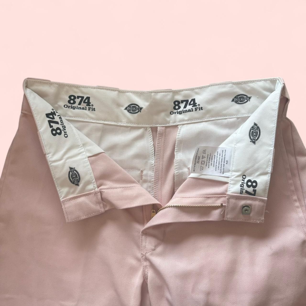Dickies Pink dickies straight leg Size 28" / US 6 / IT 42 - 3 Thumbnail