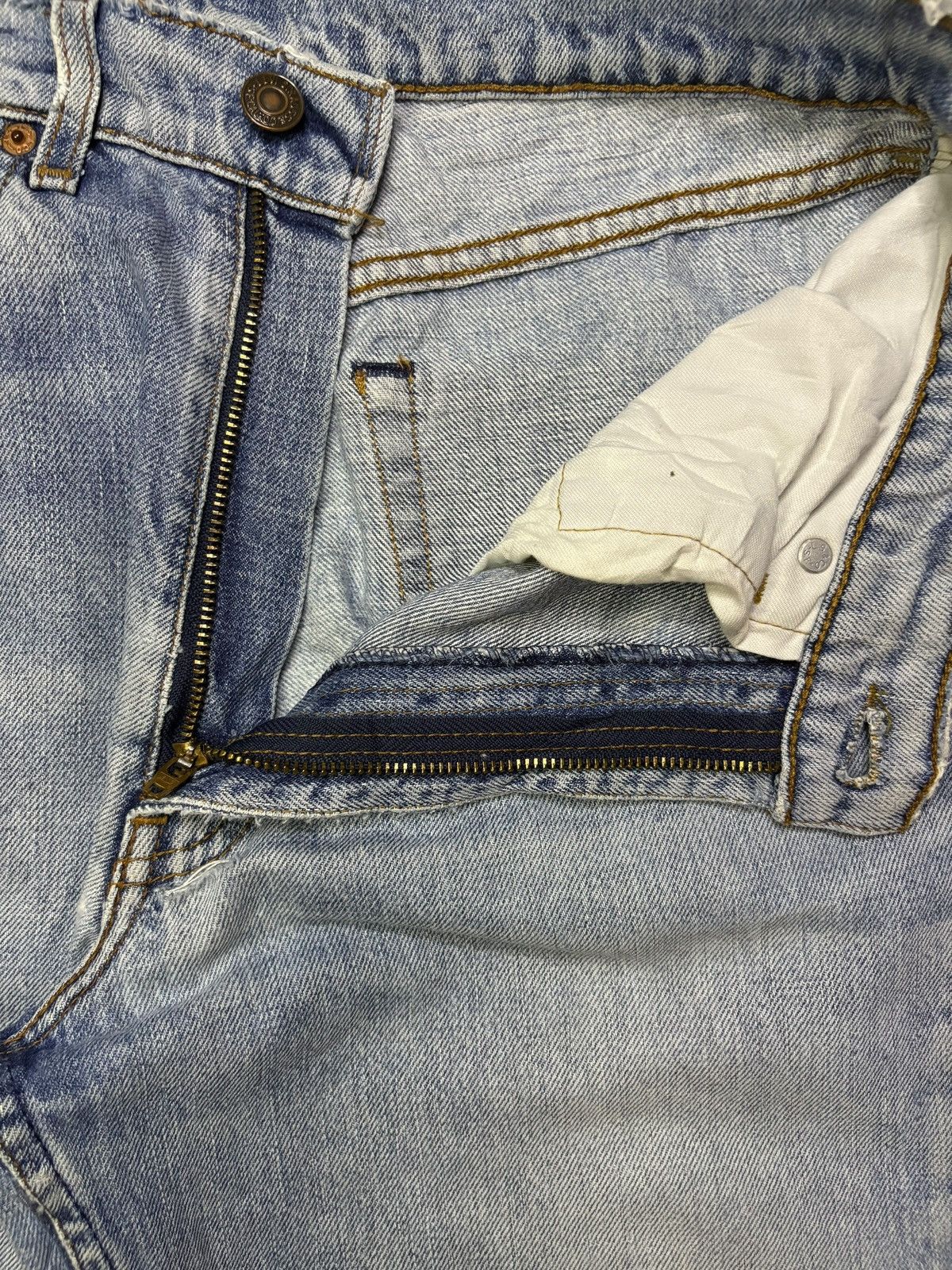 Levi's Vintage 90s Levis 503 Faded Wash Distressed Loose Jeans Size US 32 / EU 48 - 9 Thumbnail