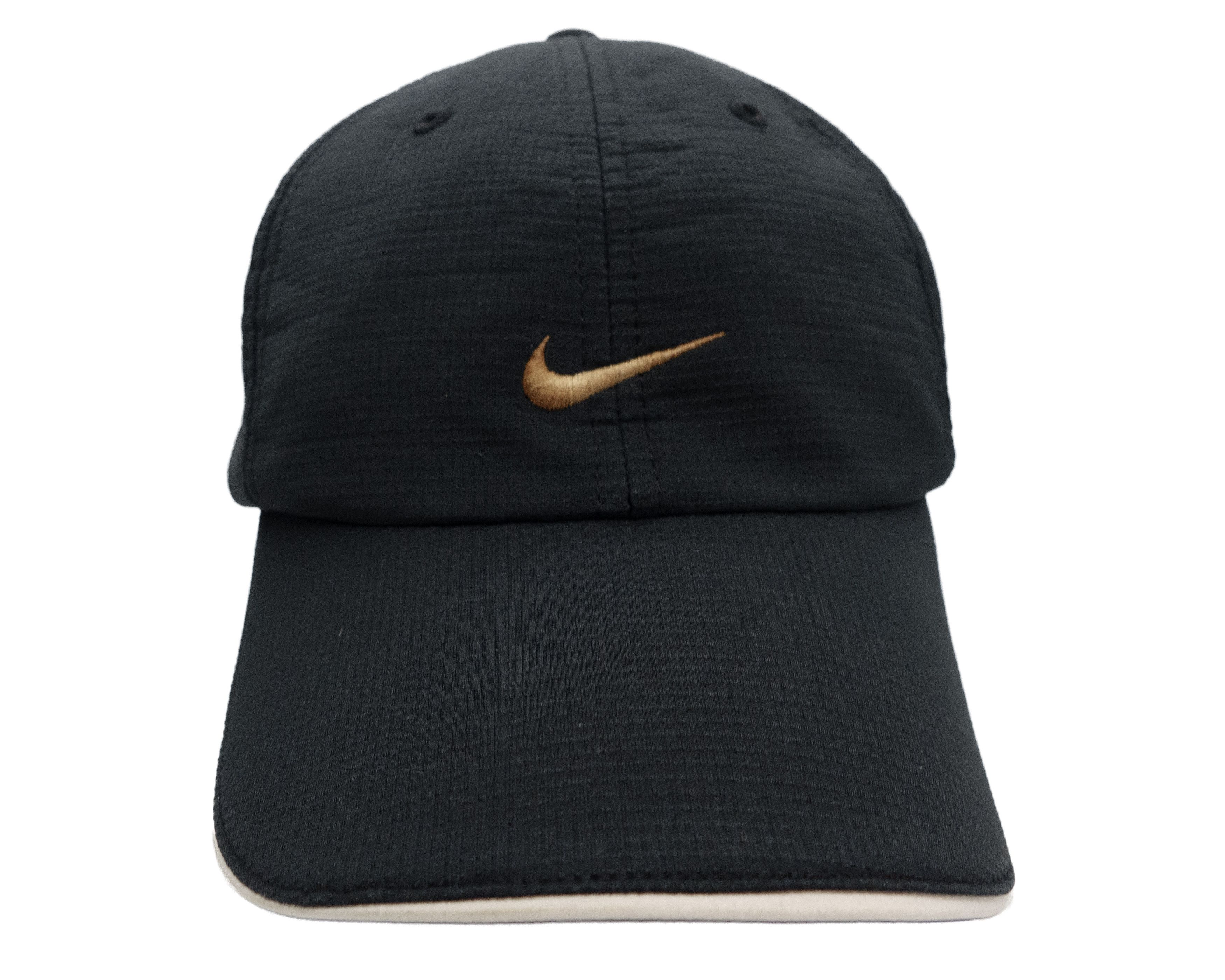 Nike NikeFit Textured Logo Striped Cap 00s Vintage Size ONE SIZE - 2 Thumbnail