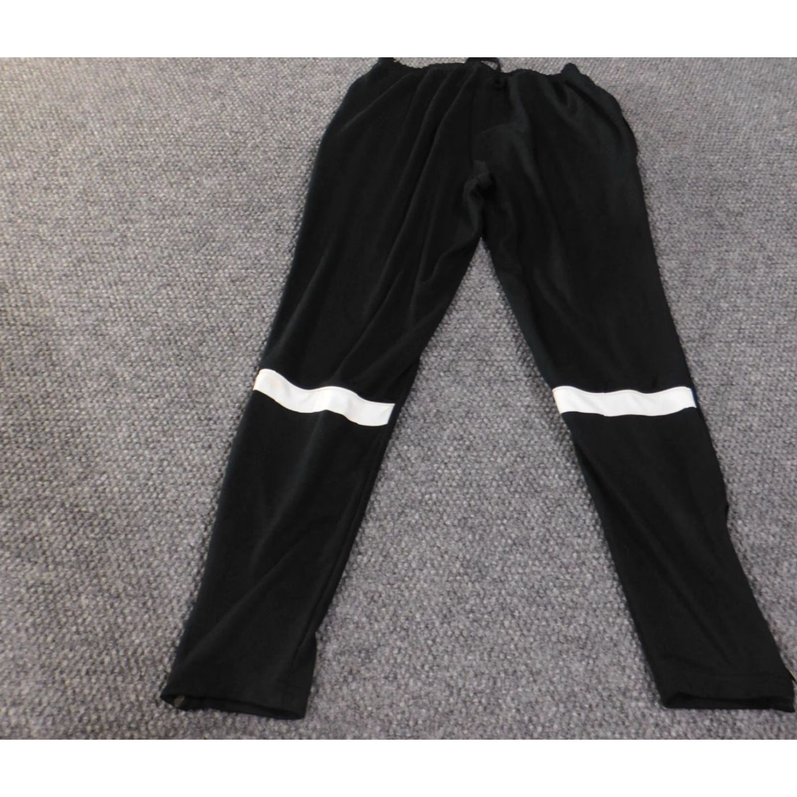 Nike Nike Dri-FIT Sweatpants Womens Small Black Zip Ankle Stretch Performance Regular Inseam 26in Pants Straight Logo Athletic Gy m & Training, Walking Size 42" / US 20 - 6 Thumbnail