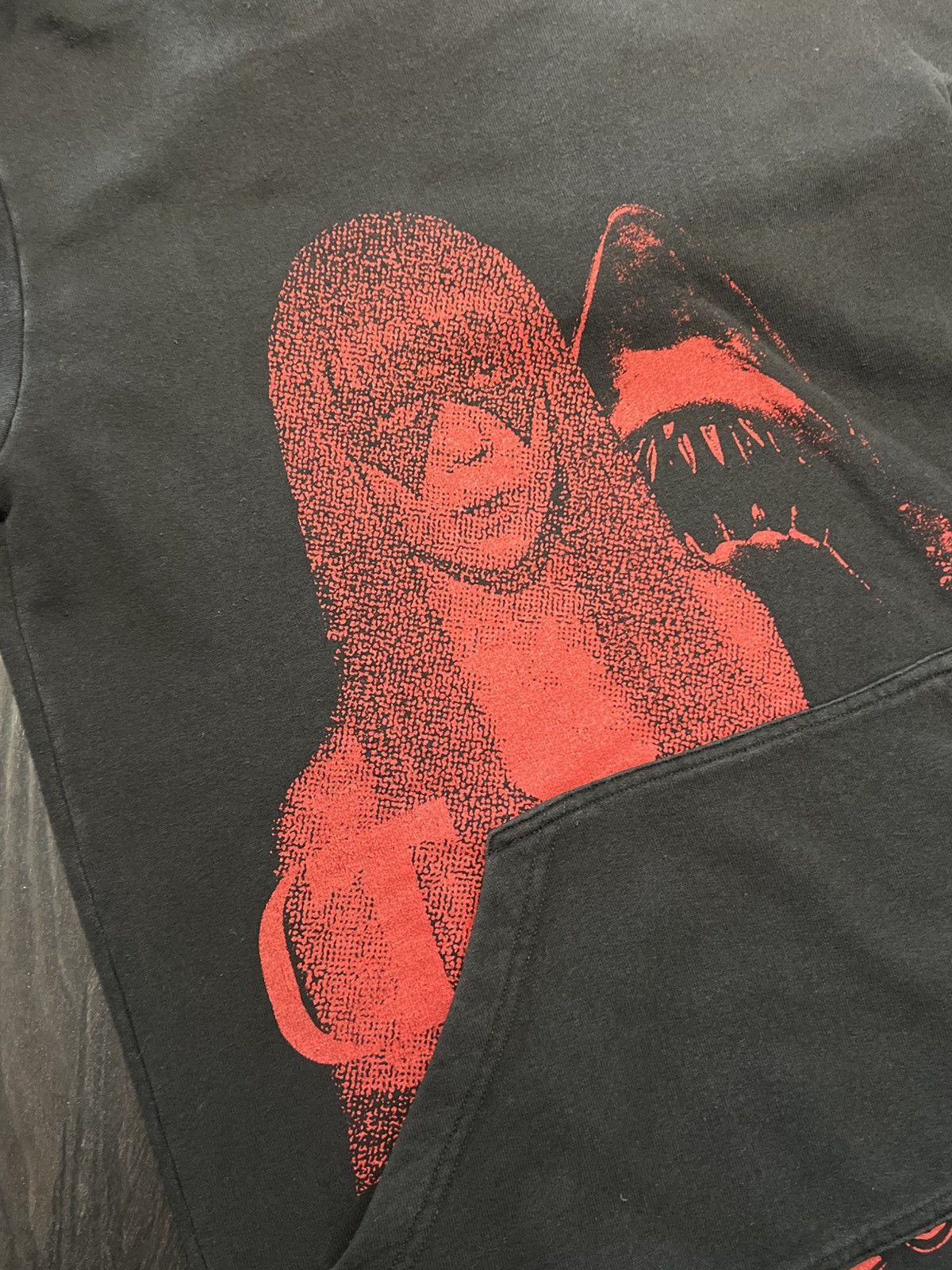 Raf Simons Raf Simons Spring Summer 2003 “Consumed” Red Penelope Hoodie Size US M / EU 48-50 / 2 - 6 Thumbnail