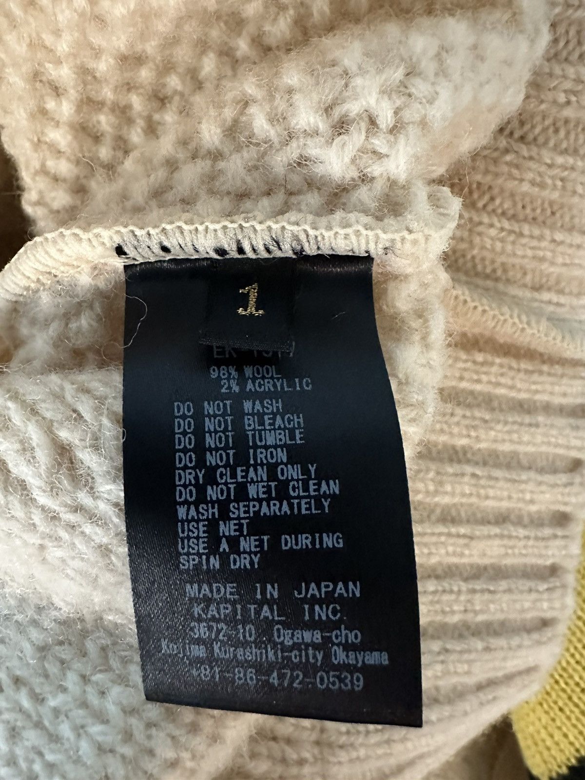 Kapital Kapital Kountry Kapital Rainbowy Patch Crewneck Sweater Size US M / EU 48-50 / 2 - 12 Thumbnail