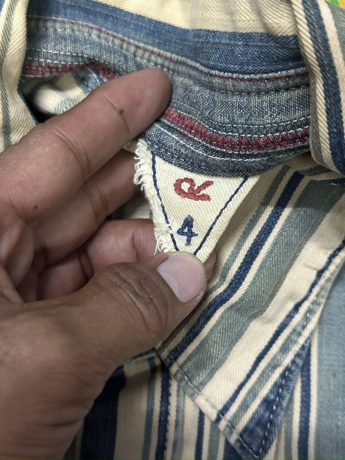 Vintage Western Flannel Stripe 45 RPM .