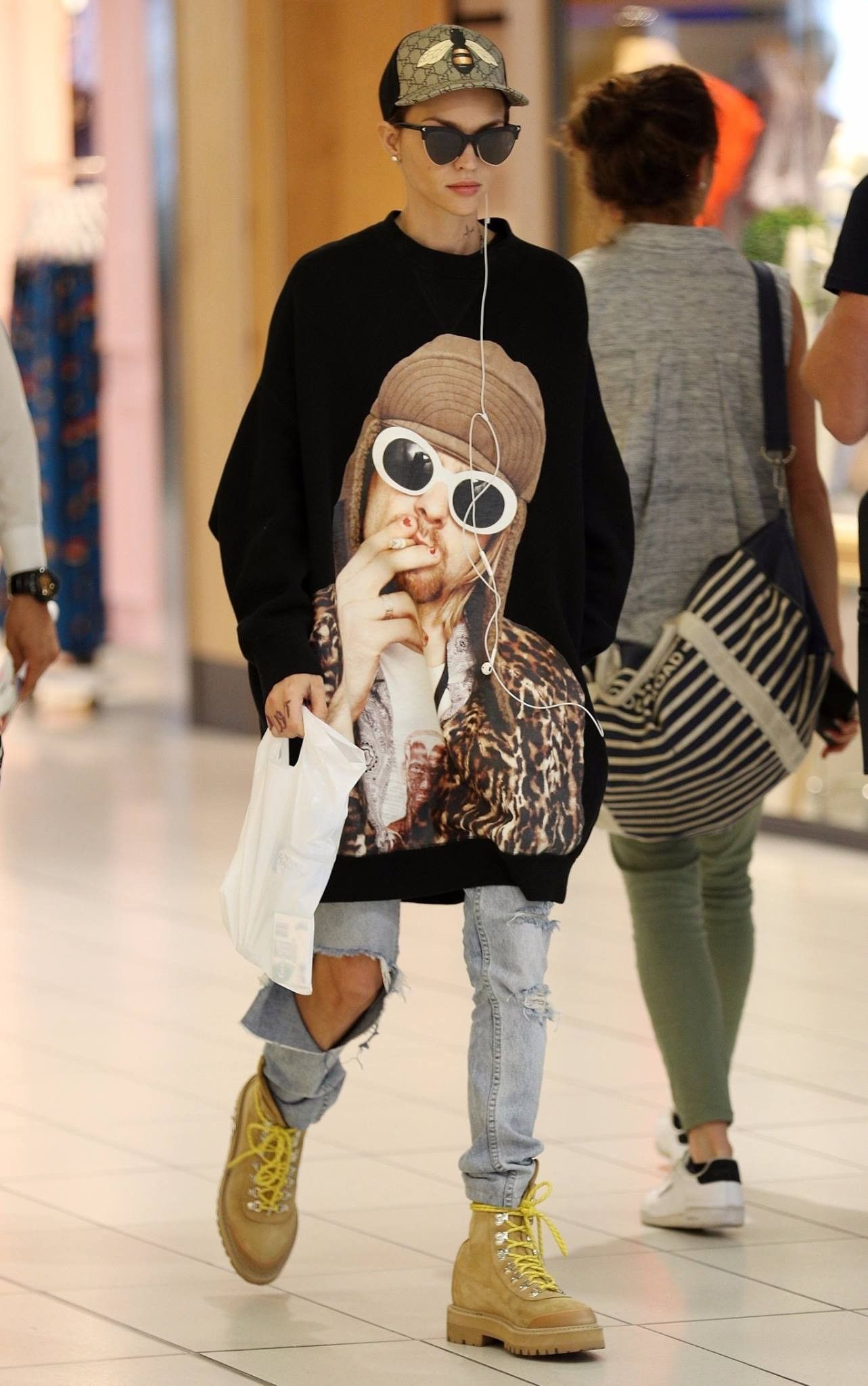 R13 Runway FW '17 Kurt Cobain Dress Sweatshirt Size M / US 6-8 / IT 42-44 - 6 Thumbnail
