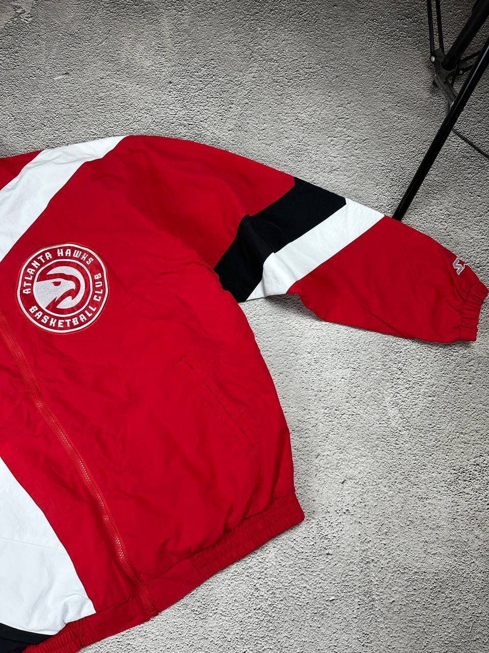 Starter Starter Nylon Jacket Atlanta Hawks Basketball Club Full Zip Size US XL / EU 56 / 4 - 3 Thumbnail