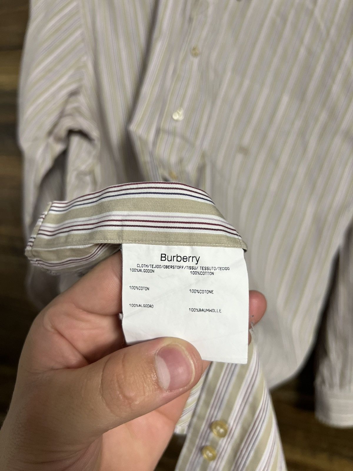 Burberry Men’s Shirt Burberry London Size US L / EU 52-54 / 3 - 9 Thumbnail