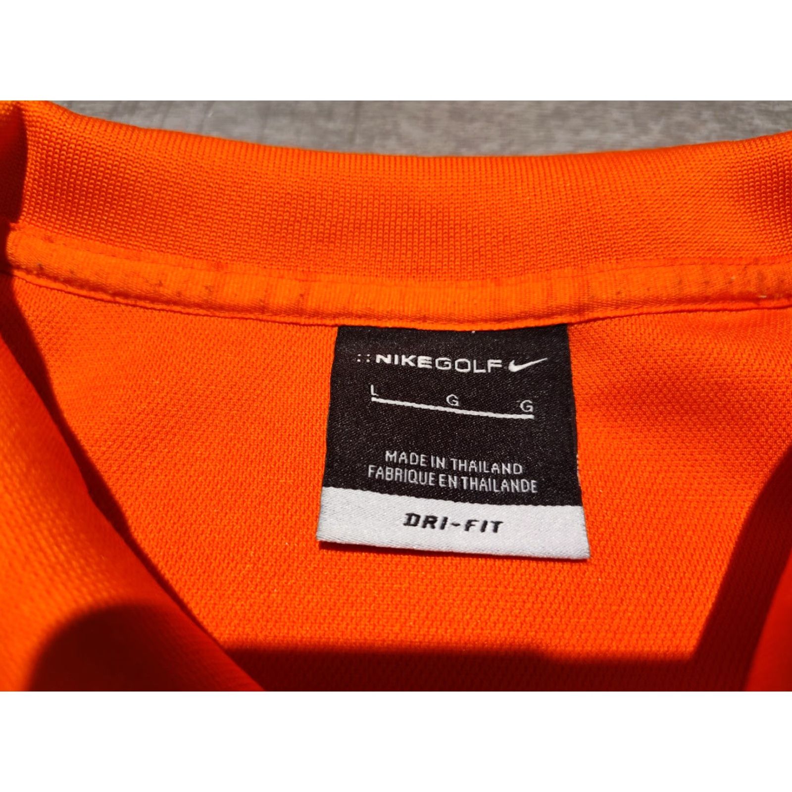 Nike Nike Dri-fit Polo Golf Shirt The Beast Embroidered Orange EUC Size L Men's Nike Dri-FIT Polo Golf Shirt The Beast Embroidered Orange L Size US L / EU 52-54 / 3 - 6 Thumbnail