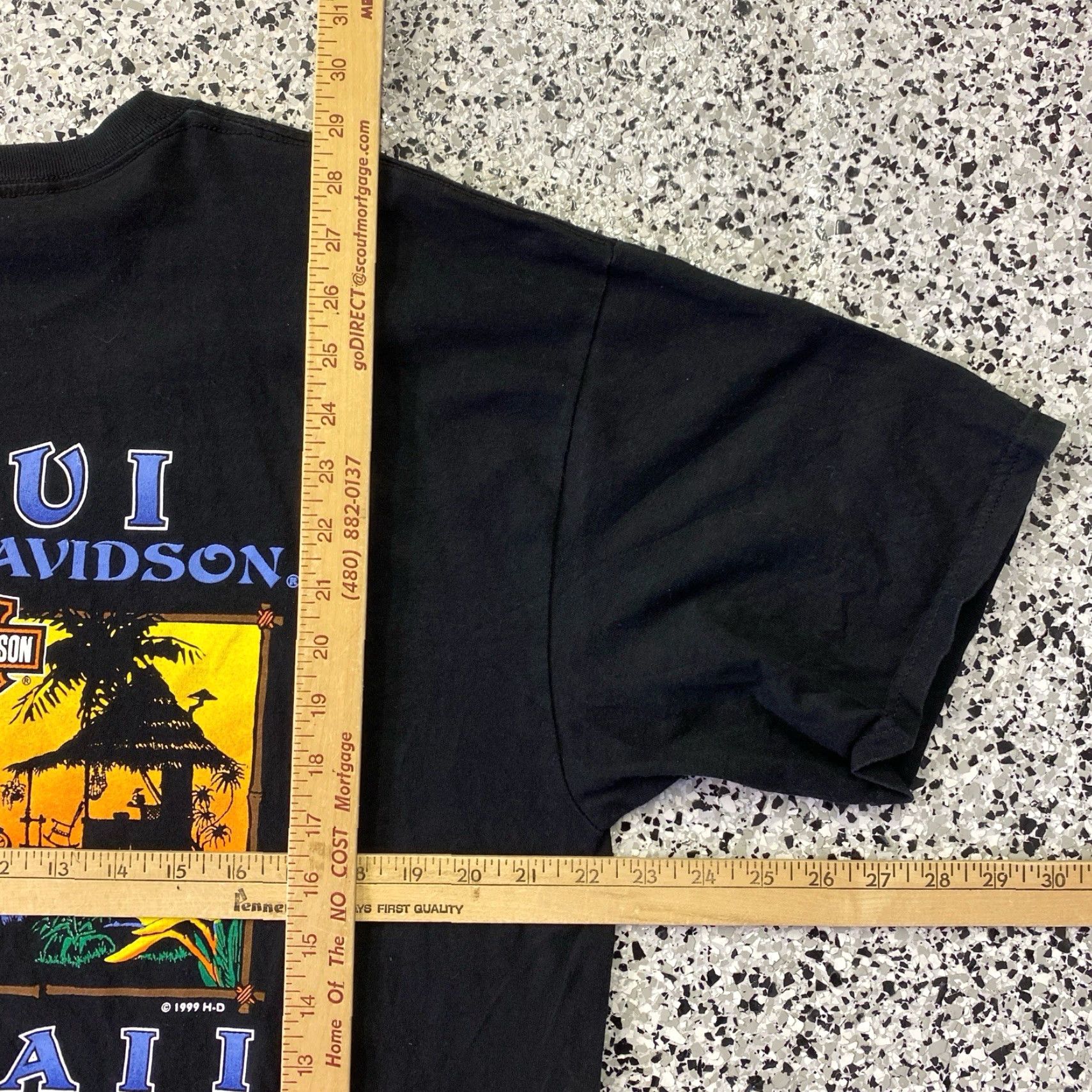 Harley Davidson VINTAGE Harley-Davidson Maui Hawaii 1999 Black T Shirt Black Mens XL Size 90s Biker Motorcycle Double-Sided Crew Neck Short Sleeve Cotton T-Shirt Size US XL / EU 56 / 4 - 5 Thumbnail