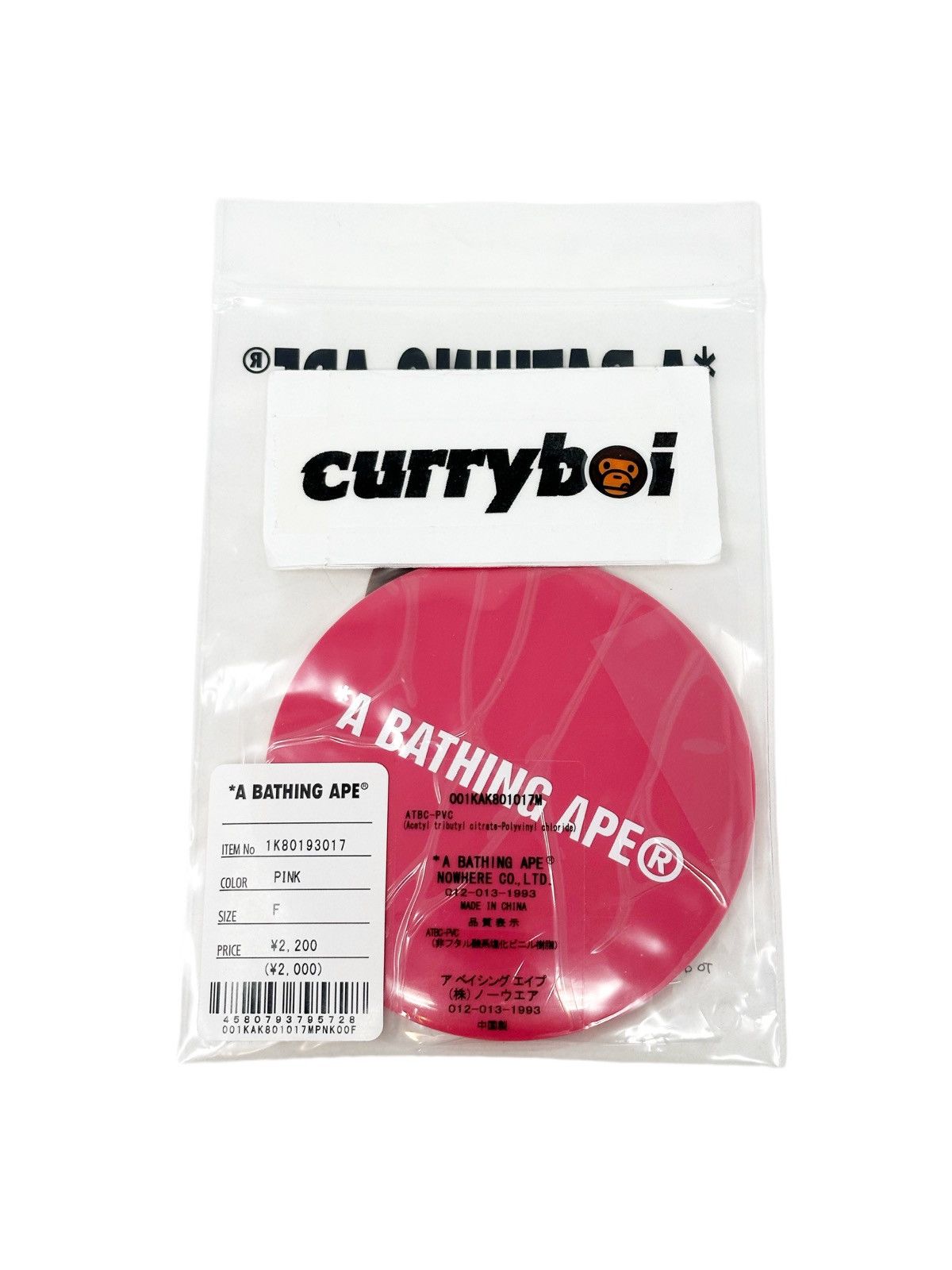 Bape BAPE ABC Camo Rubber Coaster Pink Size ONE SIZE - 5 Thumbnail