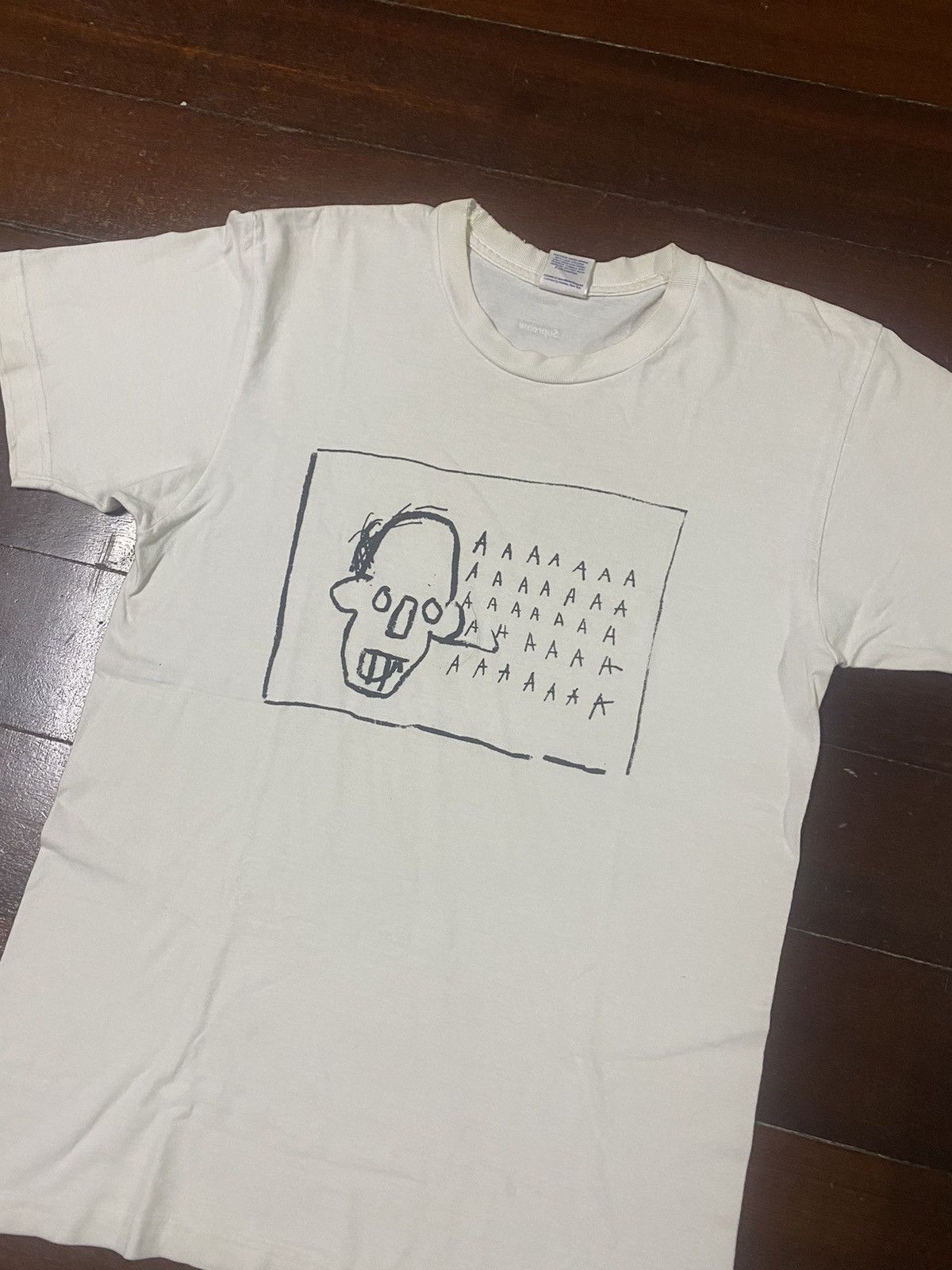 Supreme Vintage Supreme Jean-Michel Basquiat AAAA Tee white FW/13 Size US M / EU 48-50 / 2 - 3 Thumbnail