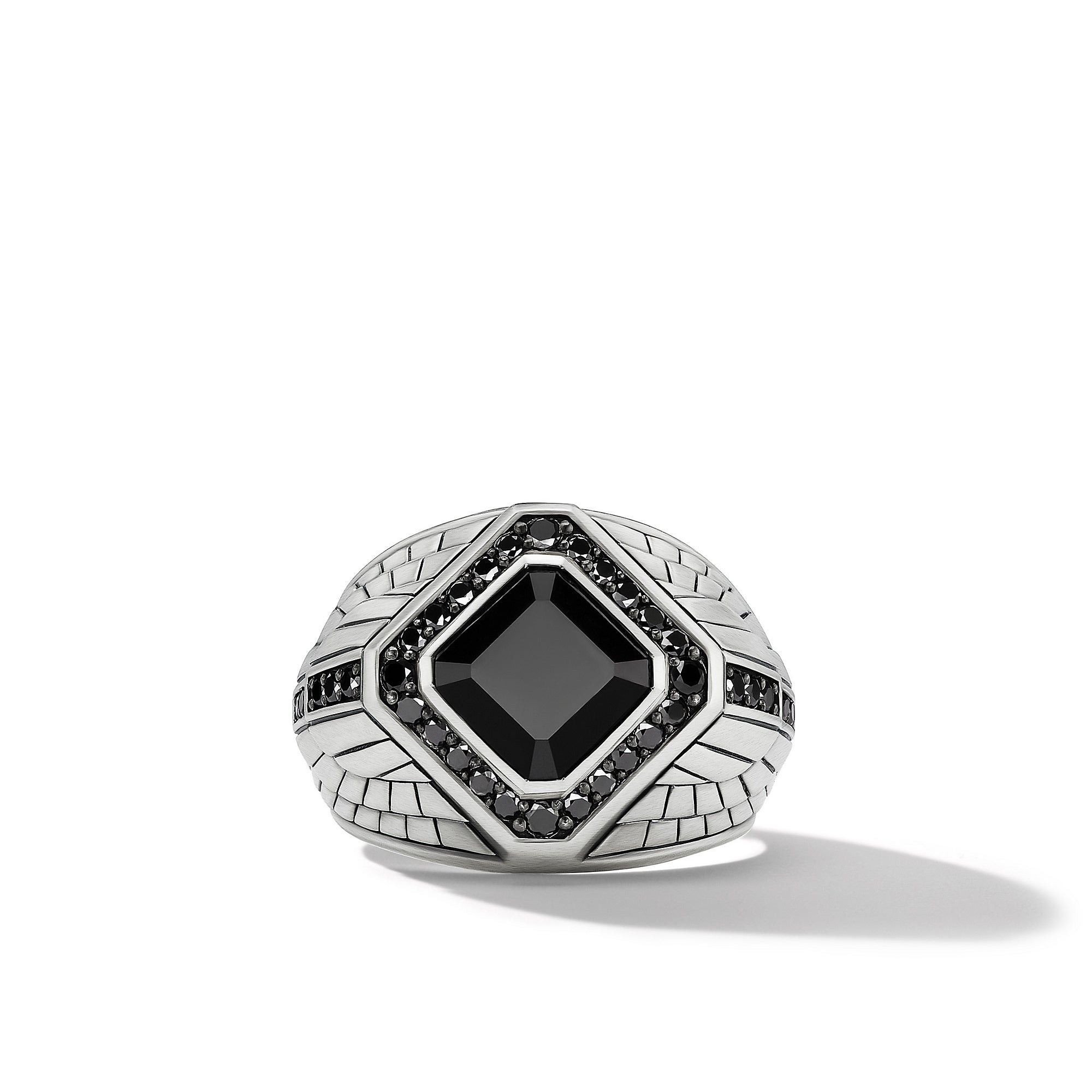 David Yurman o1w1db10325 Size: 9 / Empire Signet Ring in Silver Size ONE SIZE - 2 Thumbnail