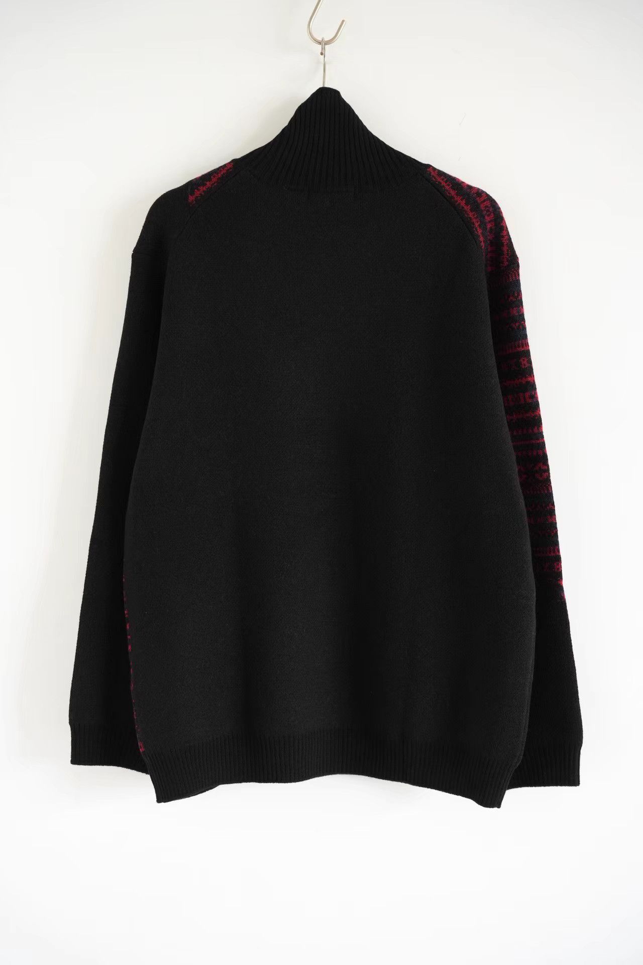Yohji Yamamoto Yohji Yamamoto 24aw Black & Red Stripe Turtleneck Sweater K4 Size US L / EU 52-54 / 3 - 2 Thumbnail