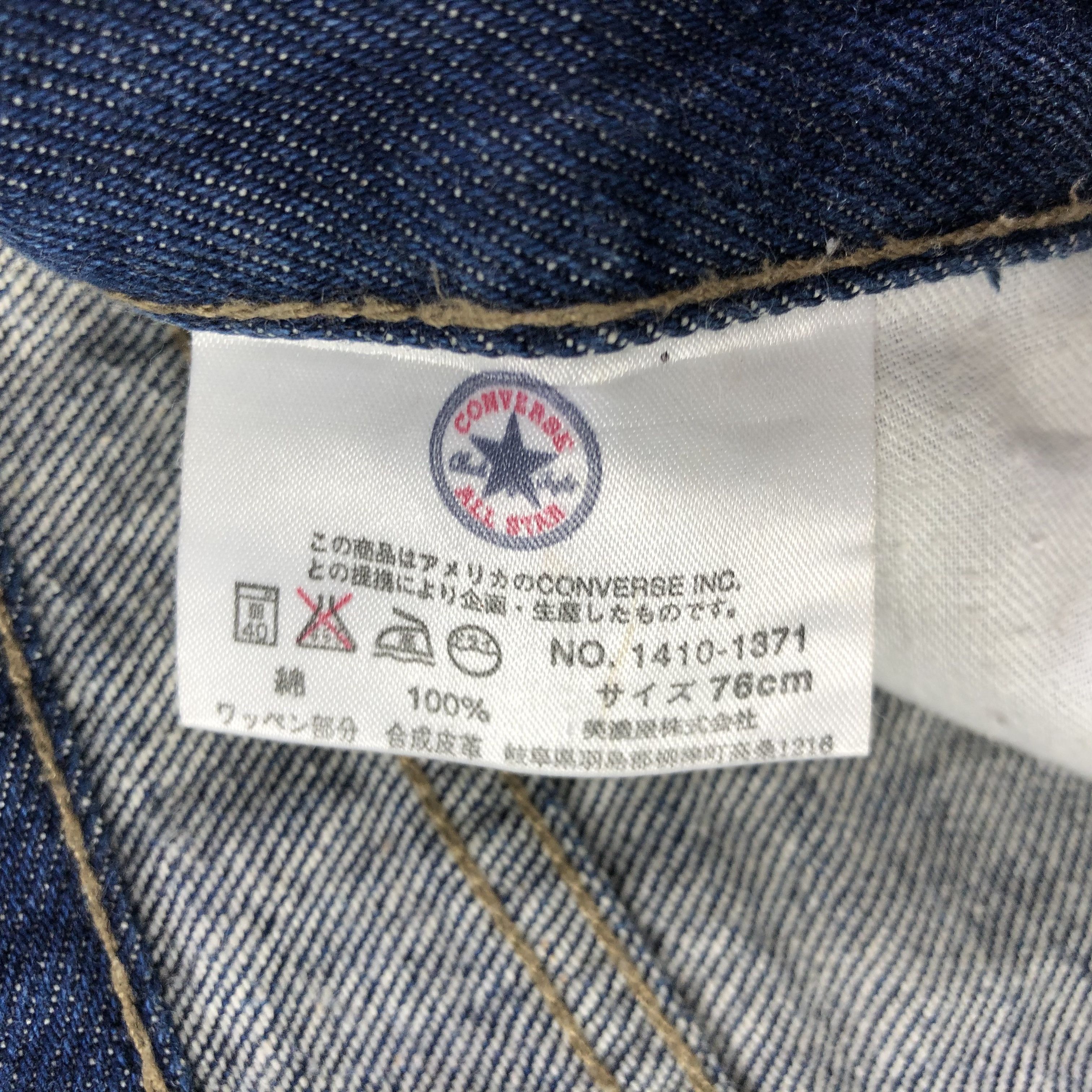 Converse Vintage Blue Wash Converse Jeans-J2812 Size US 29 - 8 Thumbnail