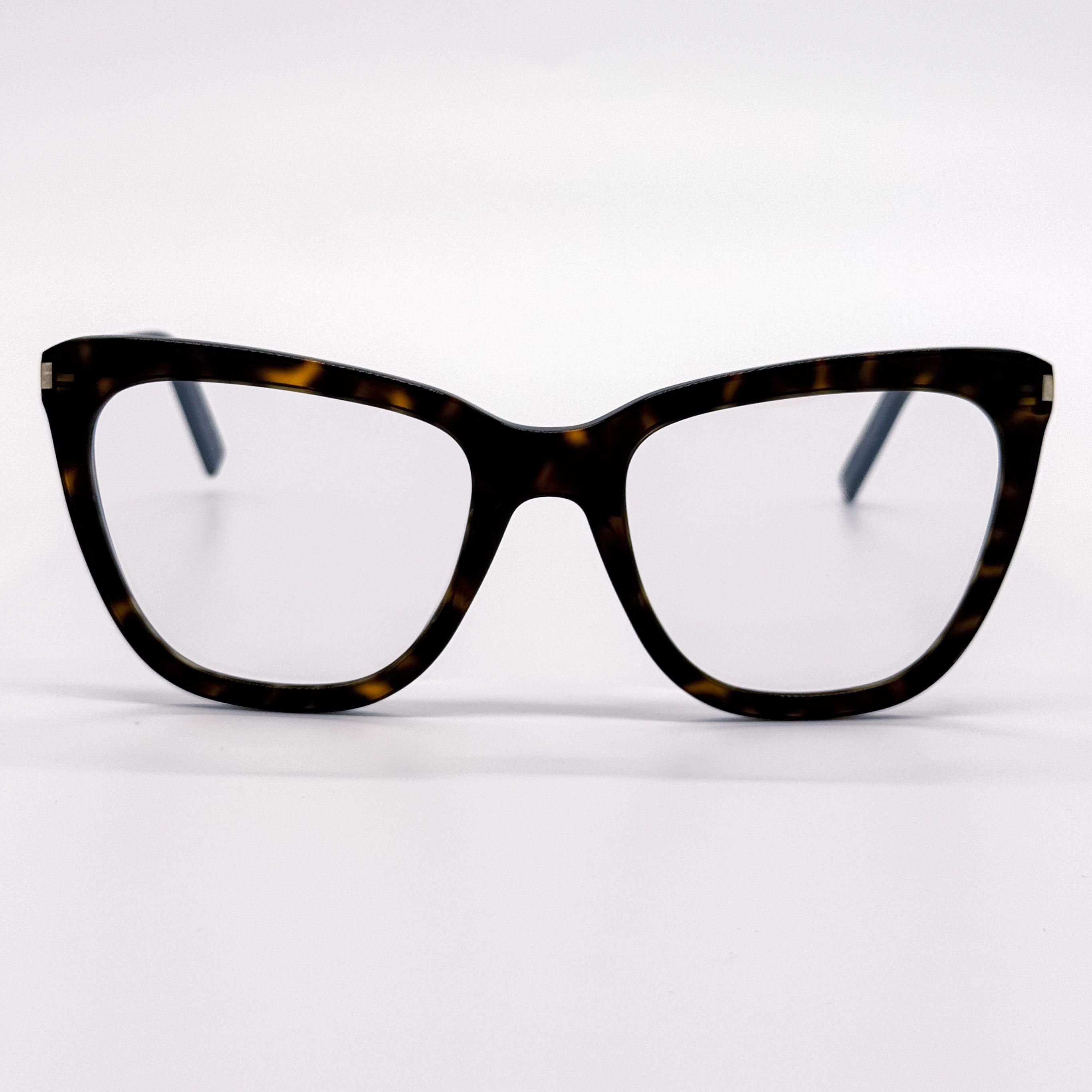 Yves Saint Laurent NEW SAINT LAURENT SL 548 SLIM 007 HAVANA WOMEN EYEGLASSES Size ONE SIZE - 3 Thumbnail