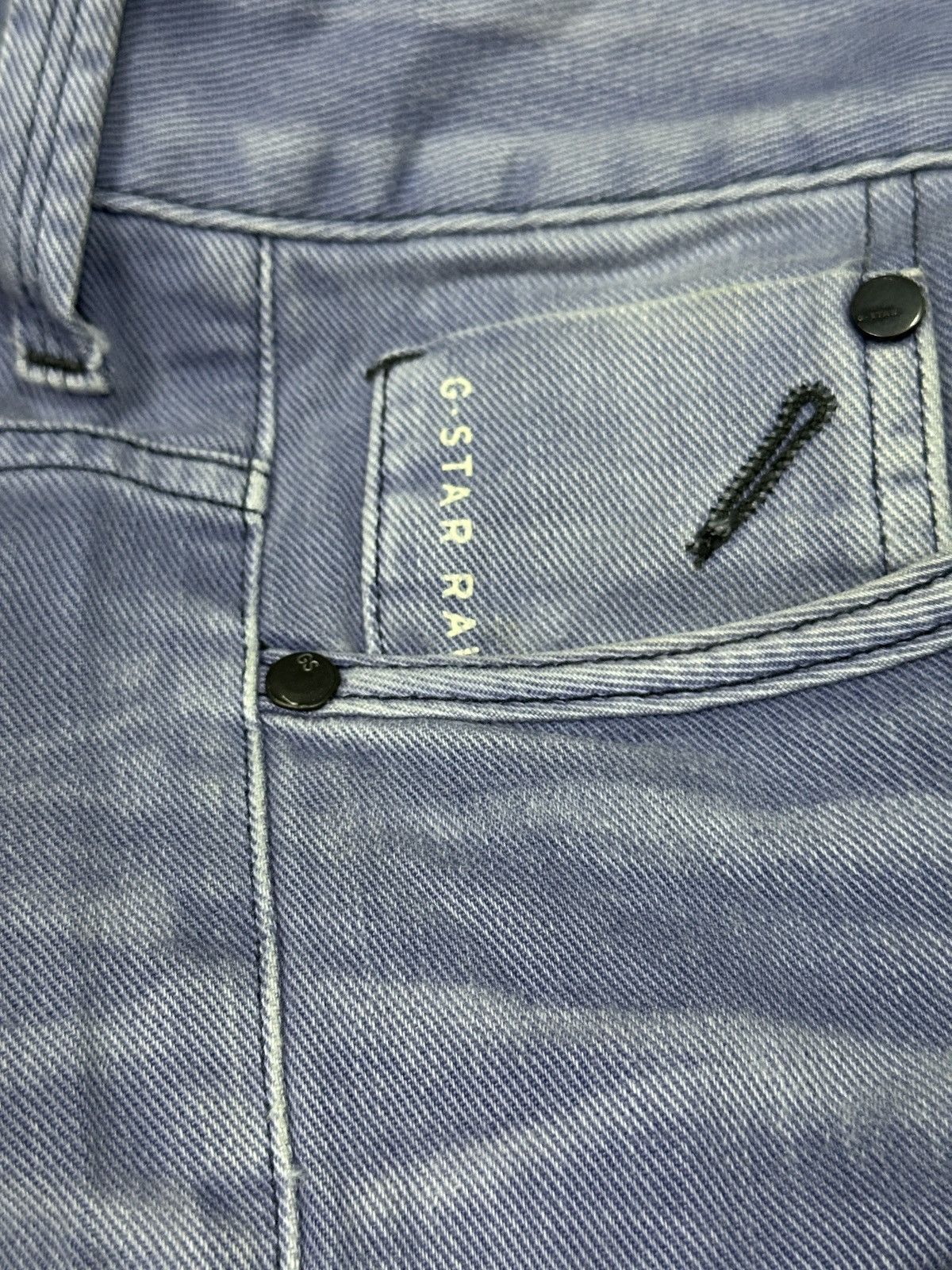 G-Star Vtg G Star Raw Blue Wash Faded 💥 Size US 32 / EU 48 - 8 Thumbnail