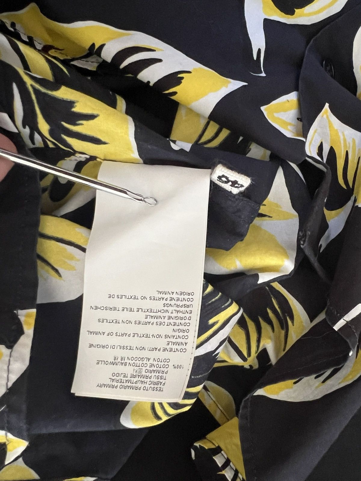 Marni Marni Short Sleeve Floral Shirt Size US M / EU 48-50 / 2 - 7 Thumbnail
