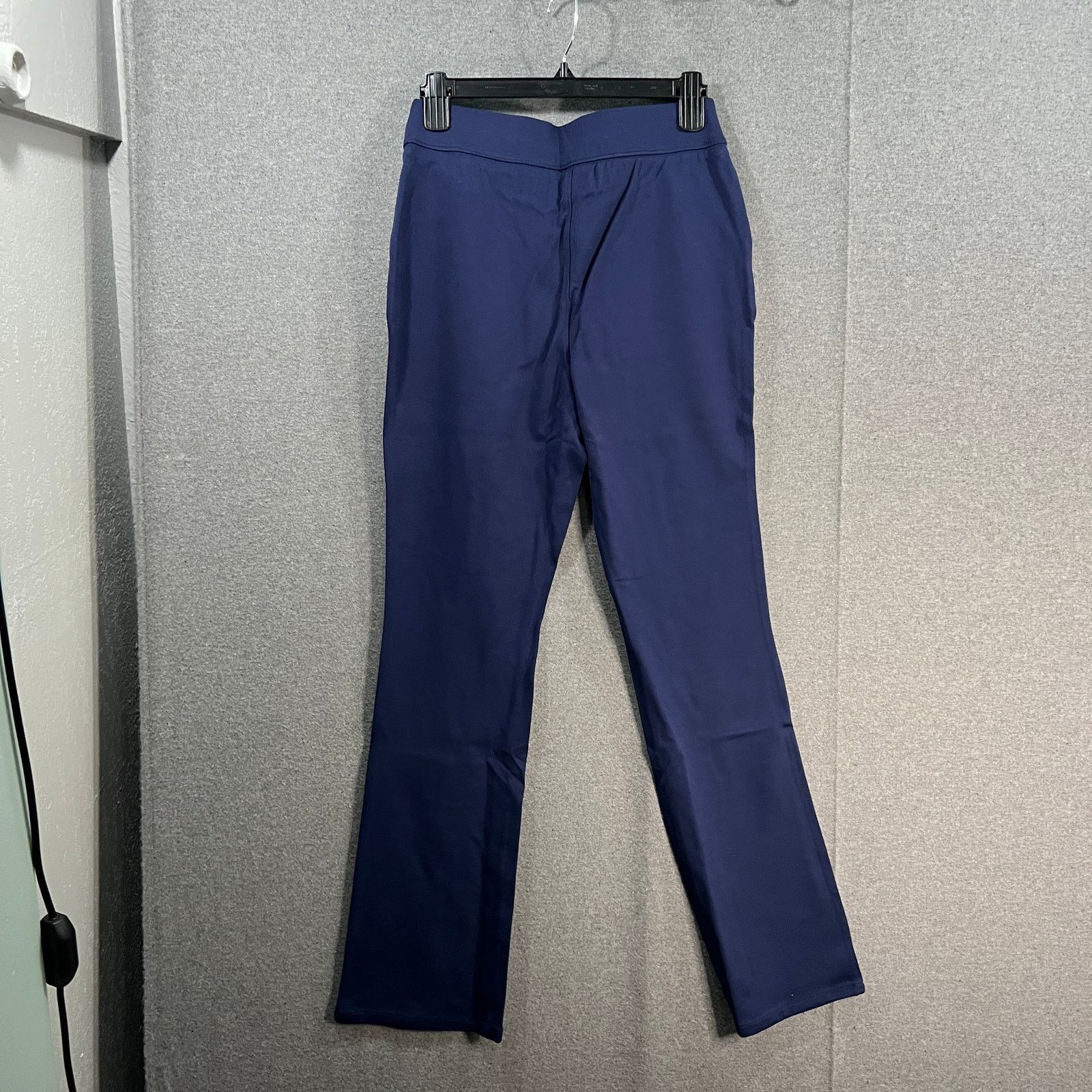 Other Denim & Co. Ponte Lightly Bootcut Pull On Pant Navy, X-Small Size 24" / US 00 / IT 34 - 2 Thumbnail