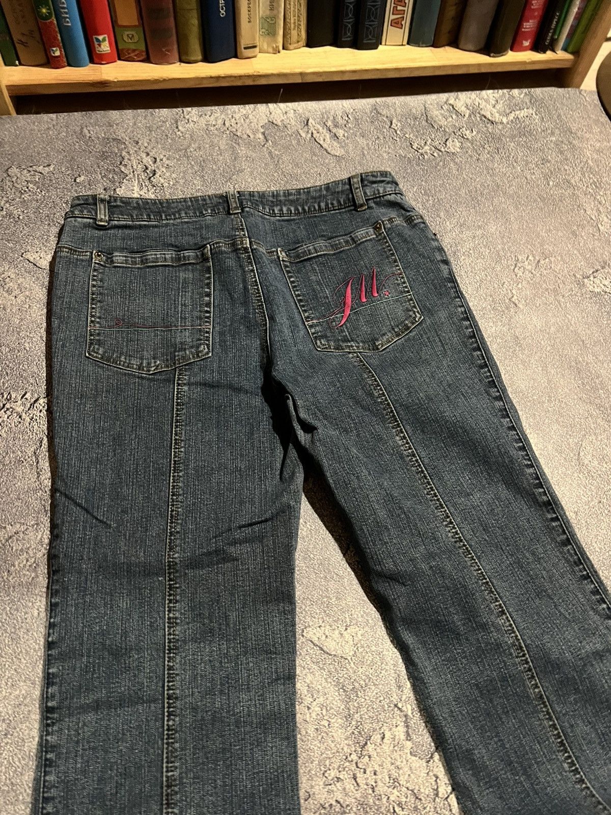 Vintage If Six Was Nine Style Jeans Skinny Flared / Archive Drip 90s Size US 32 / EU 48 - 6 Thumbnail