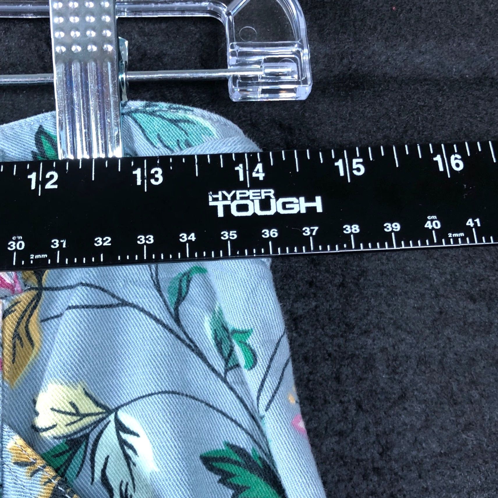 Anthropologie VINTAGE By Anthropologie Womens Pants Blue Victoria Floral Cargo Cuffed Stretch 4 Size 28" / US 6 / IT 42 - 7 Thumbnail