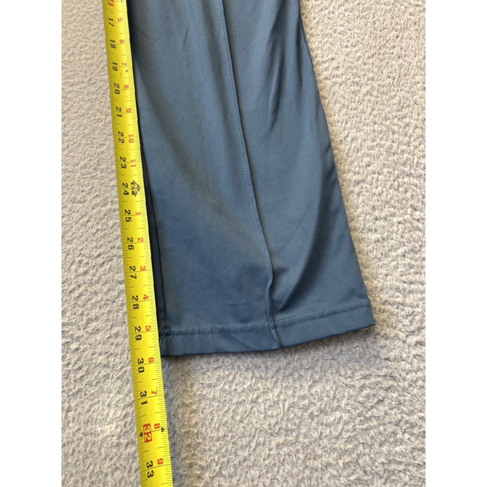 AQUA MONDETTA Womens Heavyweight Wide Leg Pants M Dark Aqua /127-2 Size 32" / US 10 / IT 46 - 4 Thumbnail
