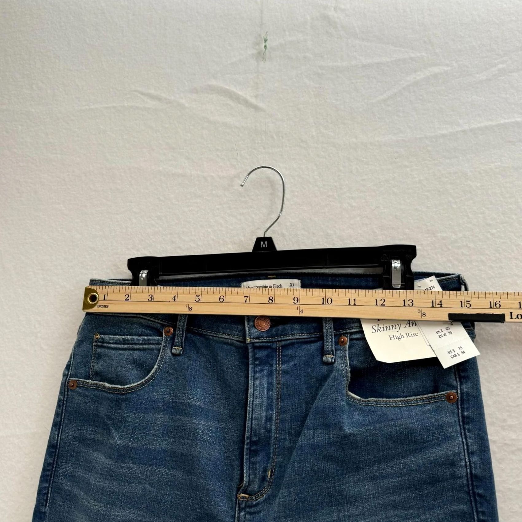 Abercrombie & Fitch VINTAGE Abercrombie & Fitch Jeans Women 31x29 12L High Rise Ankle Skinny Denim Blue 31 Regular Womens Jeans Size 24" / US 00 / IT 34 - 5 Thumbnail
