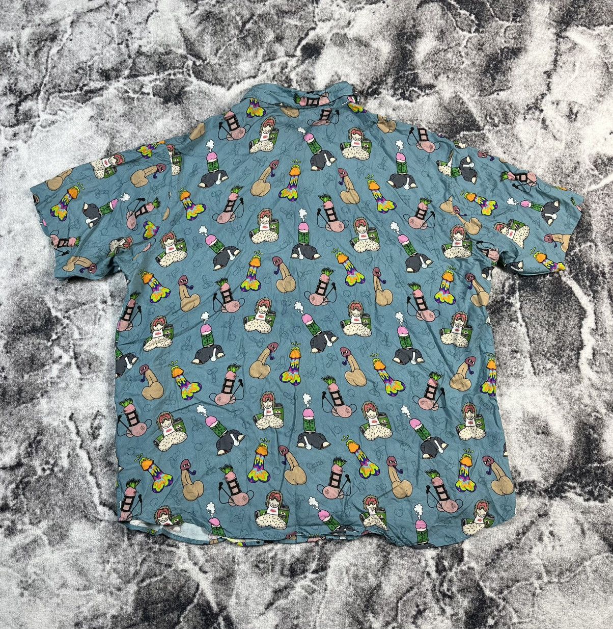 Other Y2K Crazy Graphic Shirt Meme Print Rare Size US XXL / EU 58 / 5 - 9 Thumbnail
