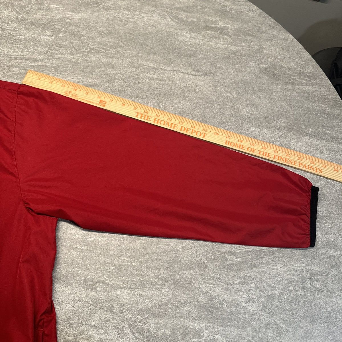 Nike × Vintage Vintage Nike Quarter Zip Windbreaker Red Anorak Lightweight Size US XXL / EU 58 / 5 - 9 Thumbnail