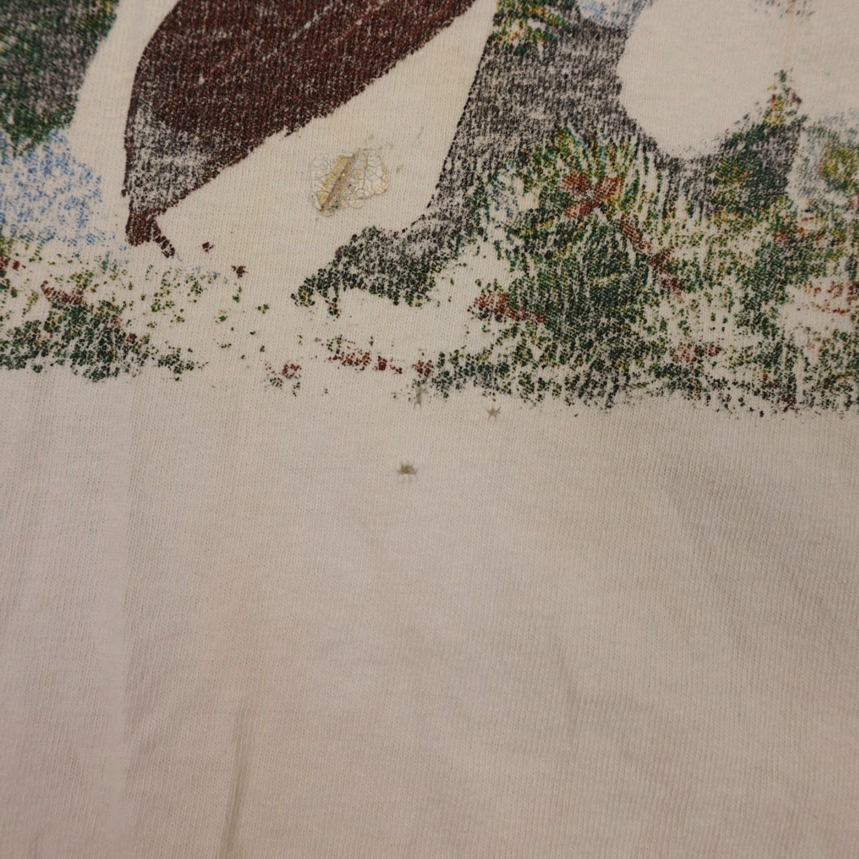 Jerzees VINTAGE Jerzees Eagle Shirt Mens XL Short Sleeve Graphic 90s Nature White Cotton T-Shirt Size US XL / EU 56 / 4 - 6 Thumbnail
