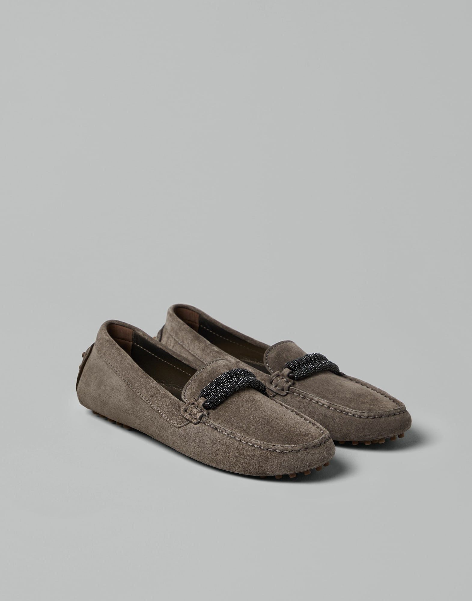 Brunello Cucinelli o1la1rc1a0425 Loafers in Brown Size US 11 / IT 41 - 1 Thumbnail