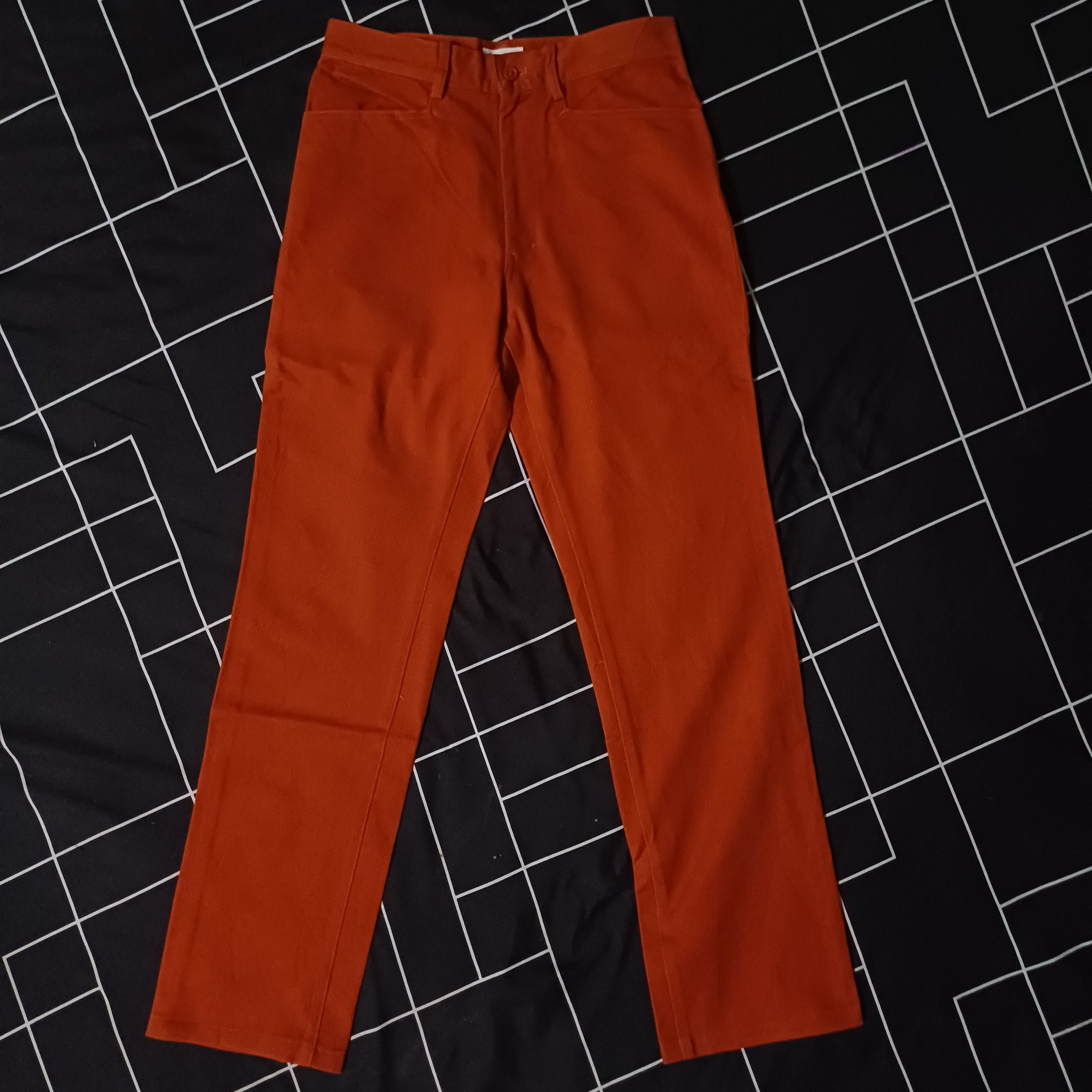 image of Inéd Homme By Yohji Yamamoto Pants in Brown/Red, Men's (Size 29)