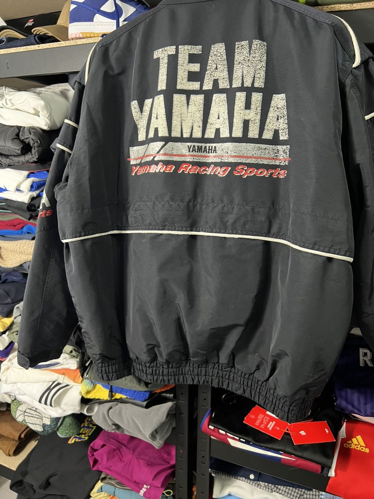 Yamaha Vintage Yamaha Team Racing Sports Jacket Black 80s style 3XL Size US XXL / EU 58 / 5 - 13 Thumbnail