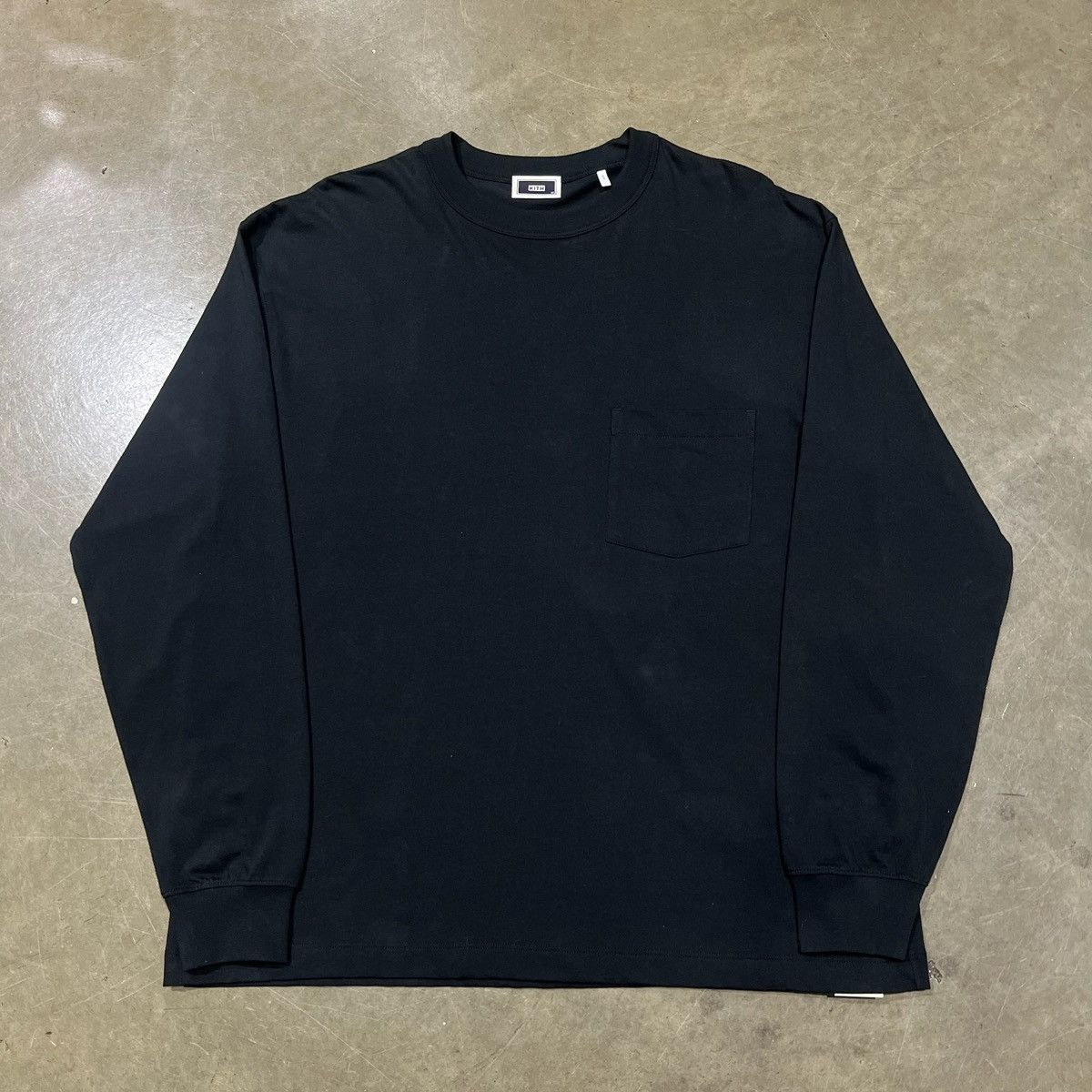 Kith Kith L/S Leonard Tee - Black Size US M / EU 48-50 / 2 - 1 Thumbnail