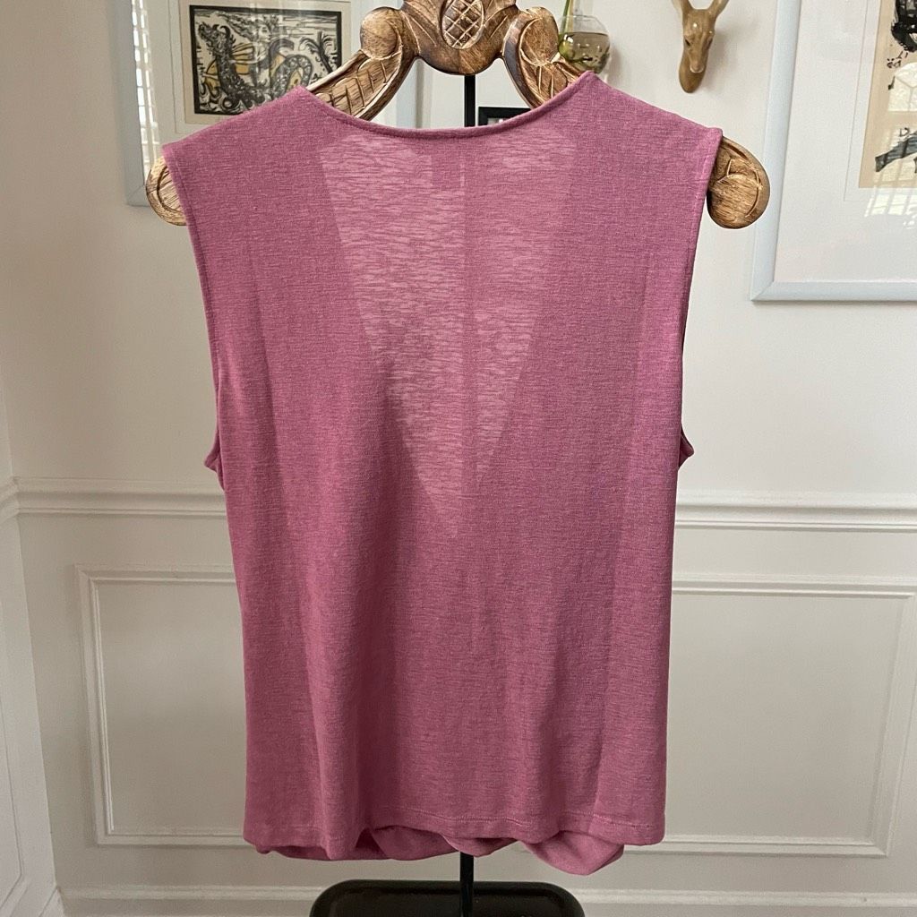 Athleta Athleta Breezy Wrap Top Mauve Pink 988031 $50 L Size L / US 10 / IT 46 - 5 Thumbnail