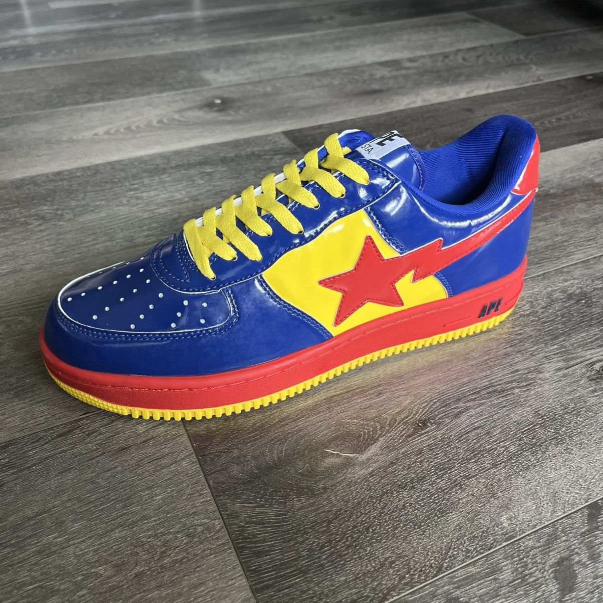 Bape × DC Comics RARE OG 2007 A BATHING APE BAPE DC COMICS SUPERMAN BAPESTAS Size US 12 / EU 45 - 10 Thumbnail
