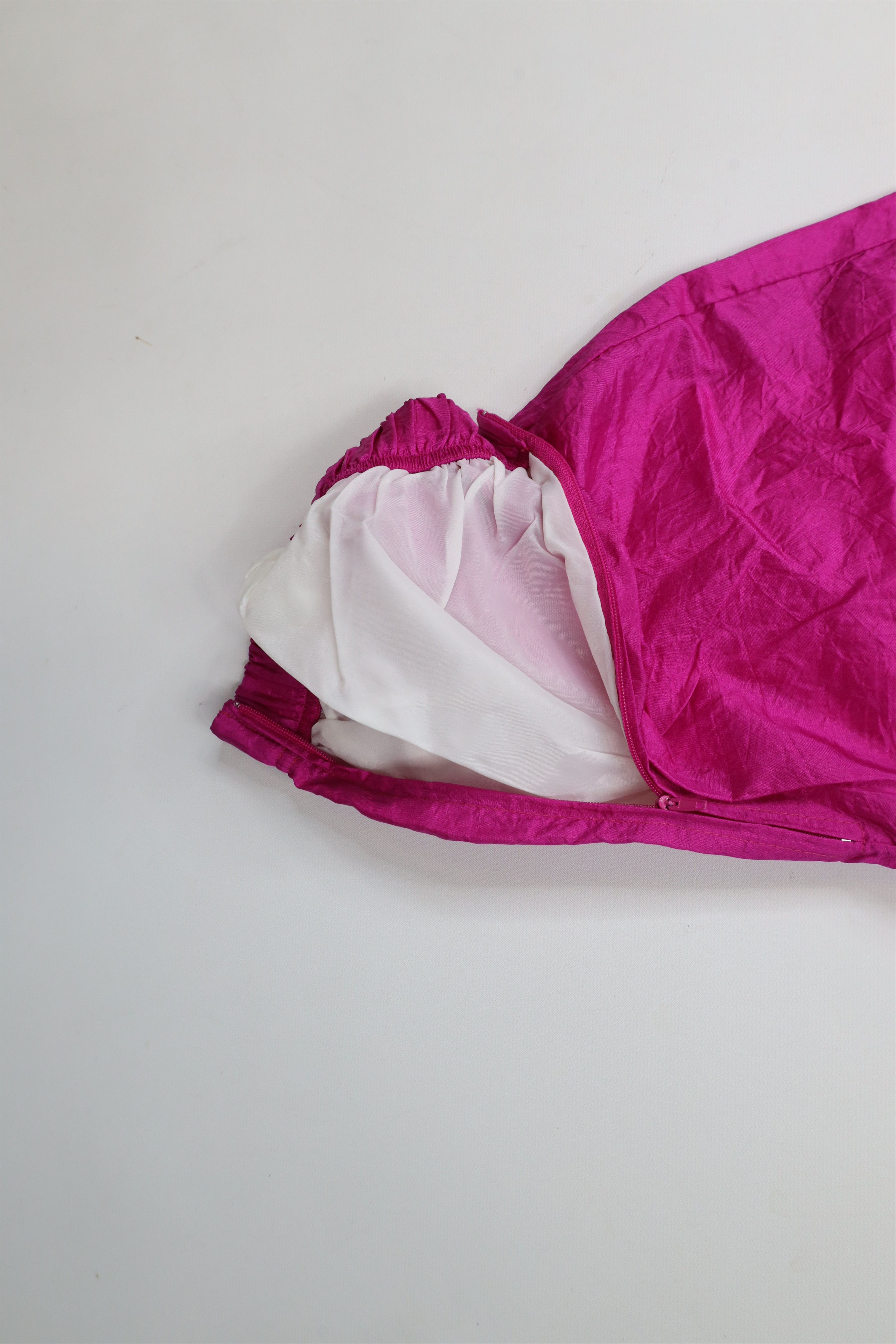 Vintage Deadstock Vintage 90s Streetwear Nylon Joggers Pants Pink Size 28" / US 6 / IT 42 - 5 Thumbnail