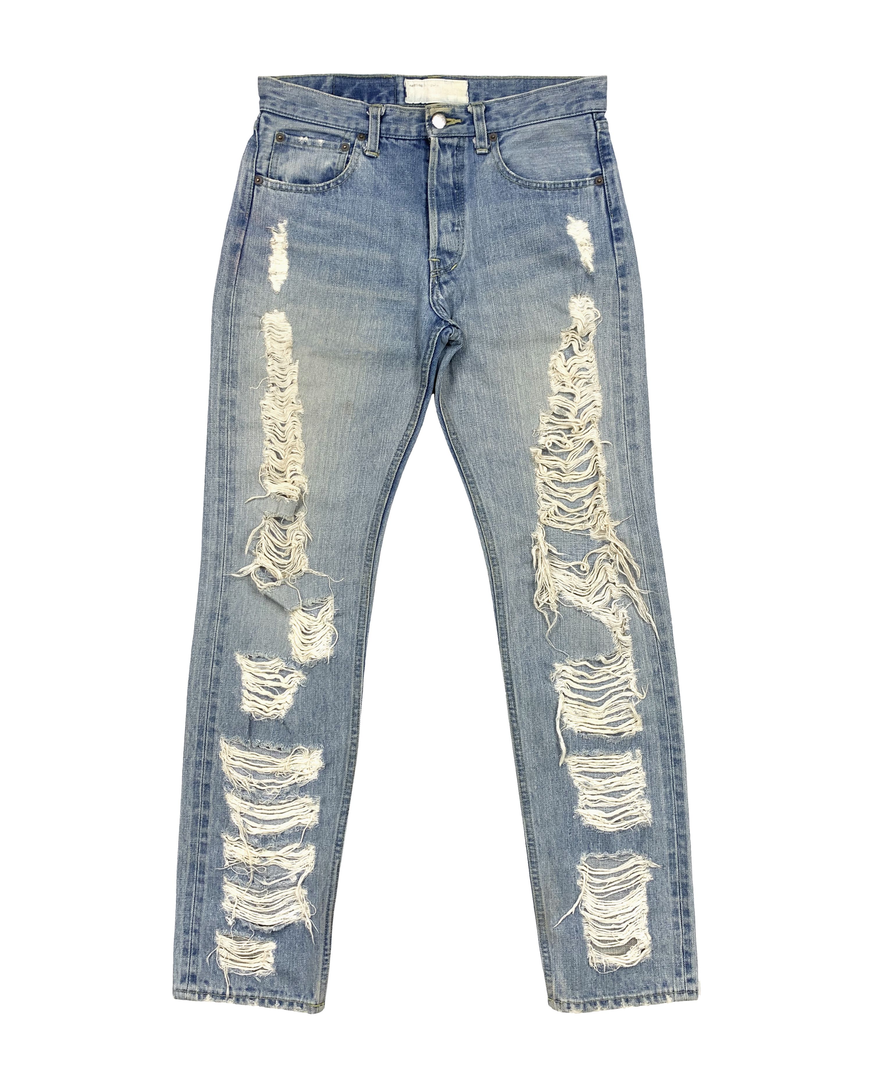 Distressed Denim Jeans