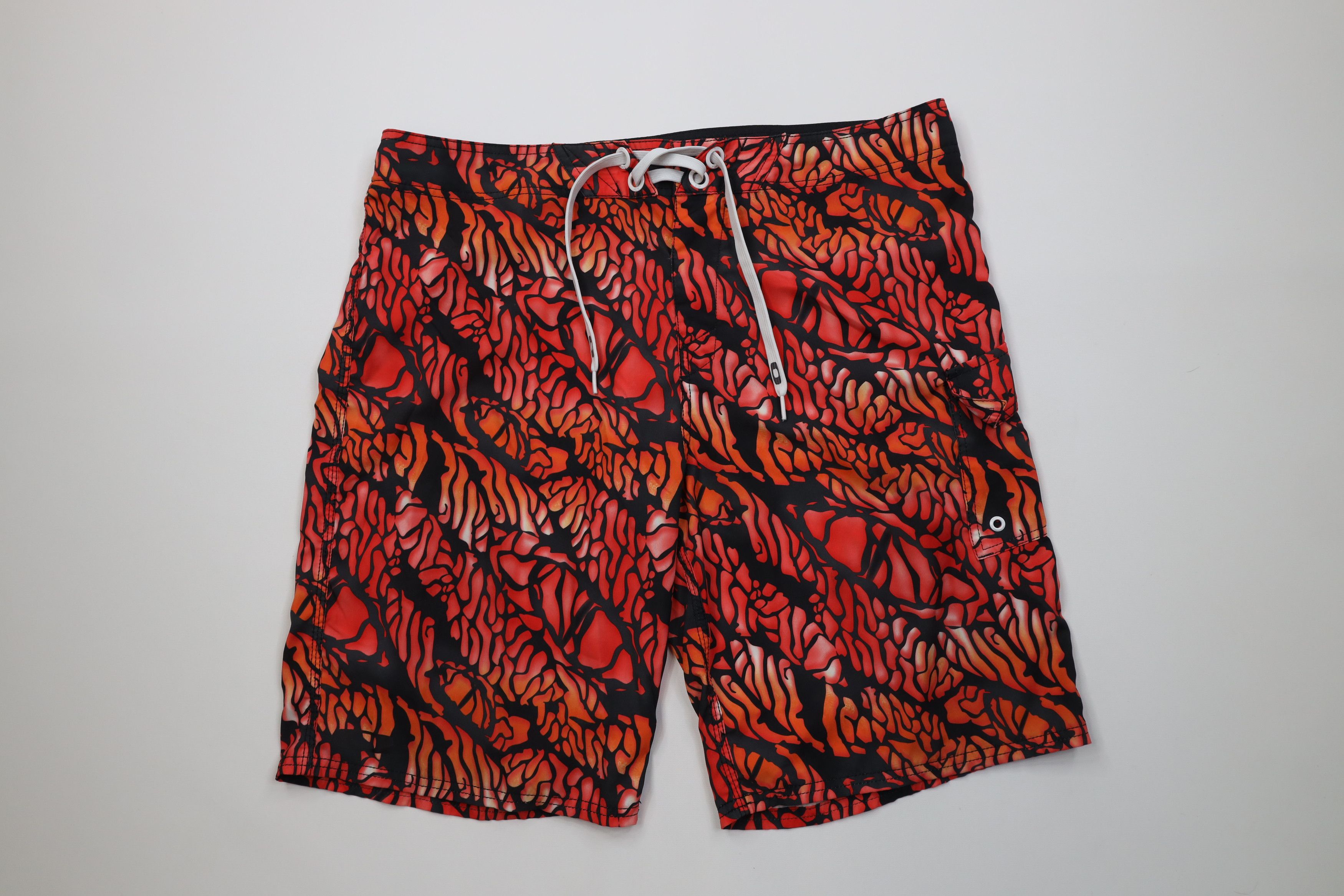 Oakley Vintage Oakley O Logo Abstract Hybrid Board Shorts Trunks Size US 38 / EU 54 - 1 Thumbnail