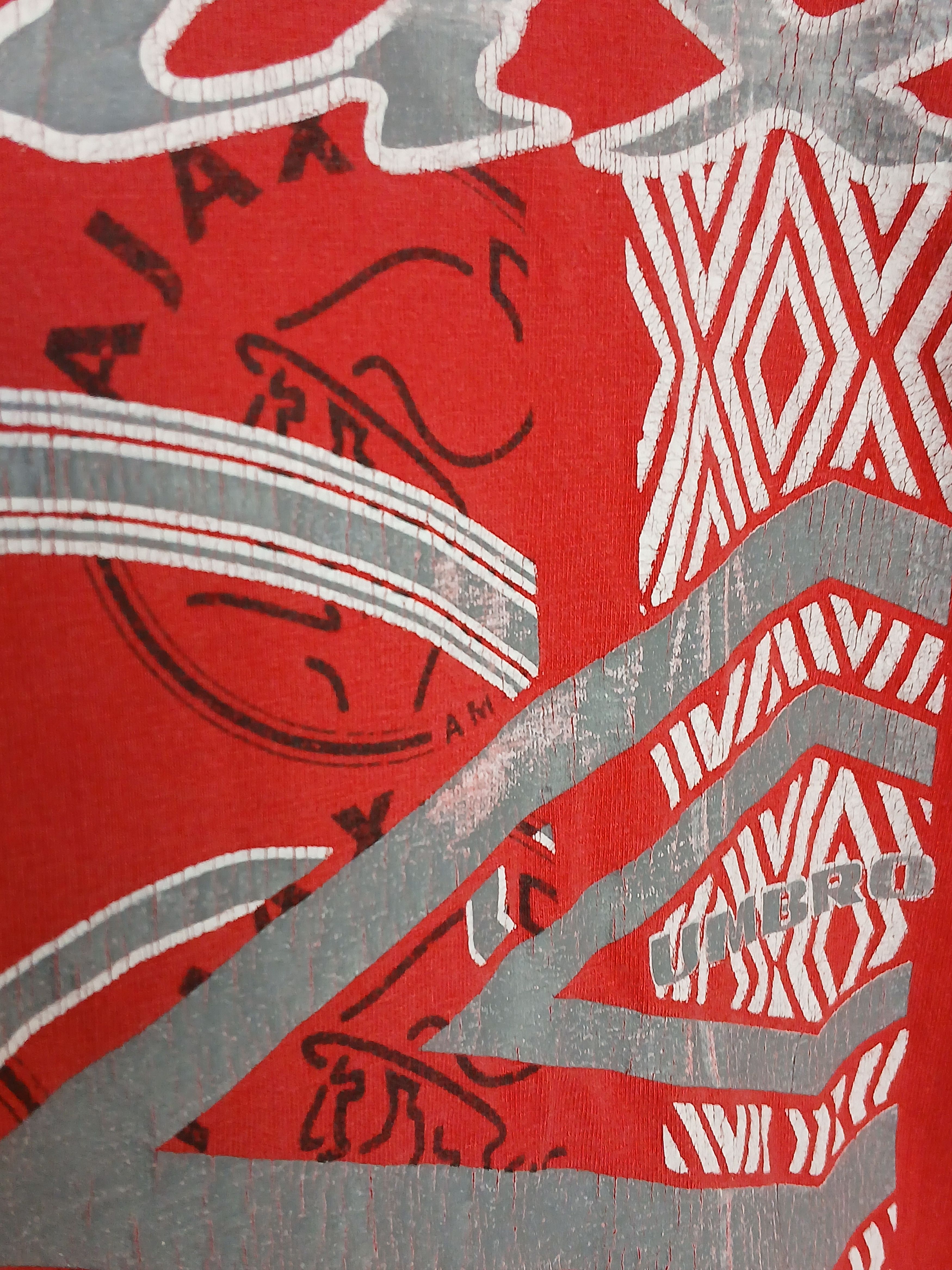 Umbro × Vintage KIDS Vintage Umbro Ajax Football T-Shirt Size US S / EU 44-46 / 1 - 4 Thumbnail