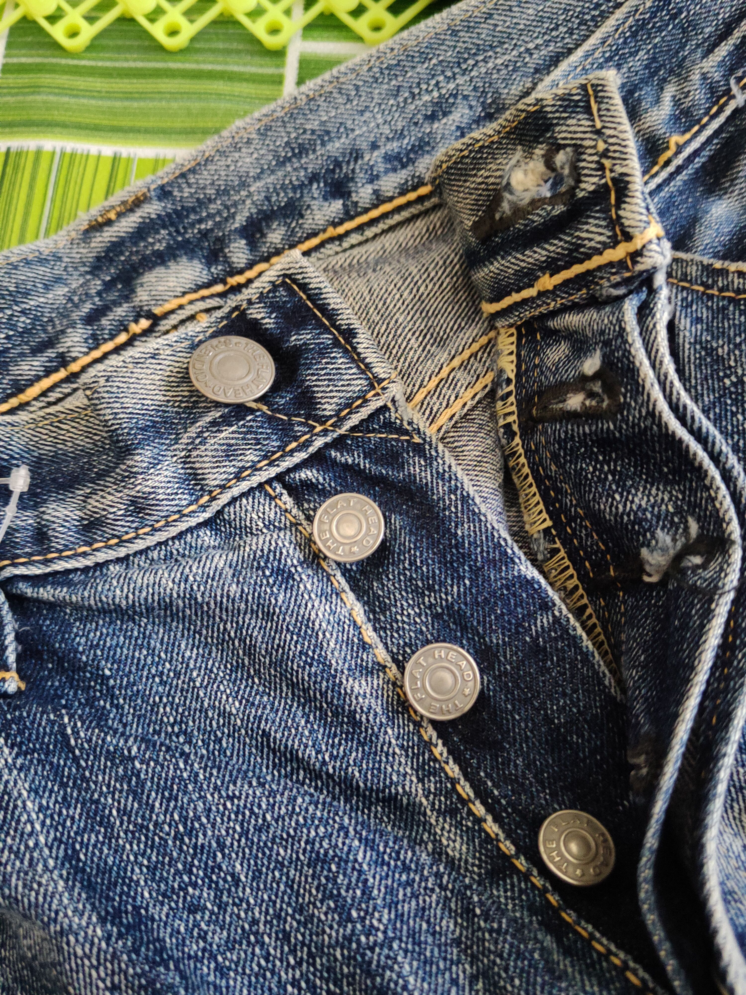 The Flat Head FlatHead C.T.F.H patchwork Selvedge sashiko denim #S1349DL Size US 32 / EU 48 - 18 Thumbnail