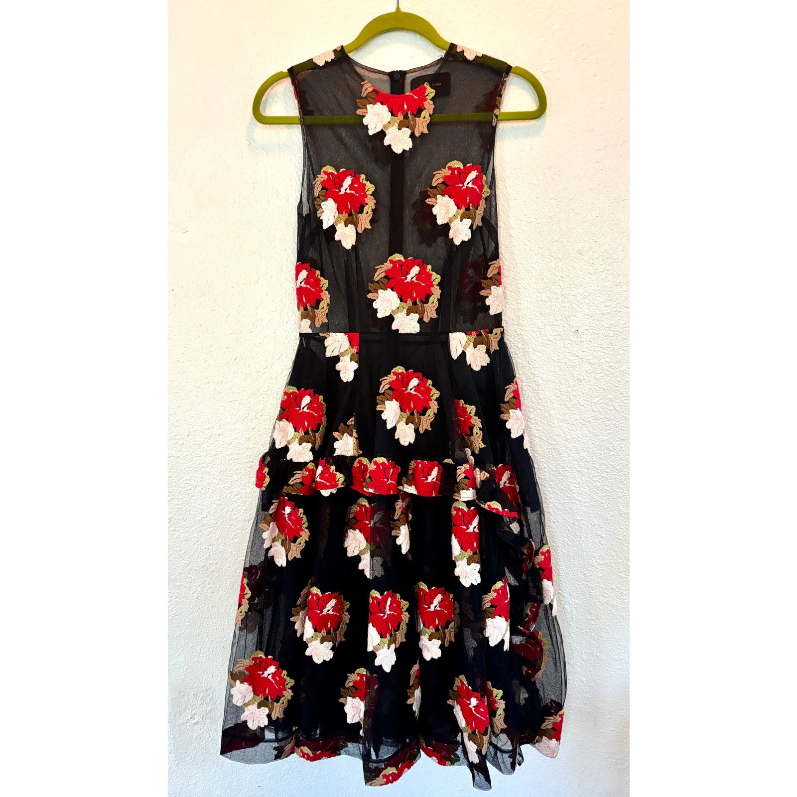 H&M  Simone Rocha Simone Rocha x H&M Black Tulle Robe Dress | Grailed