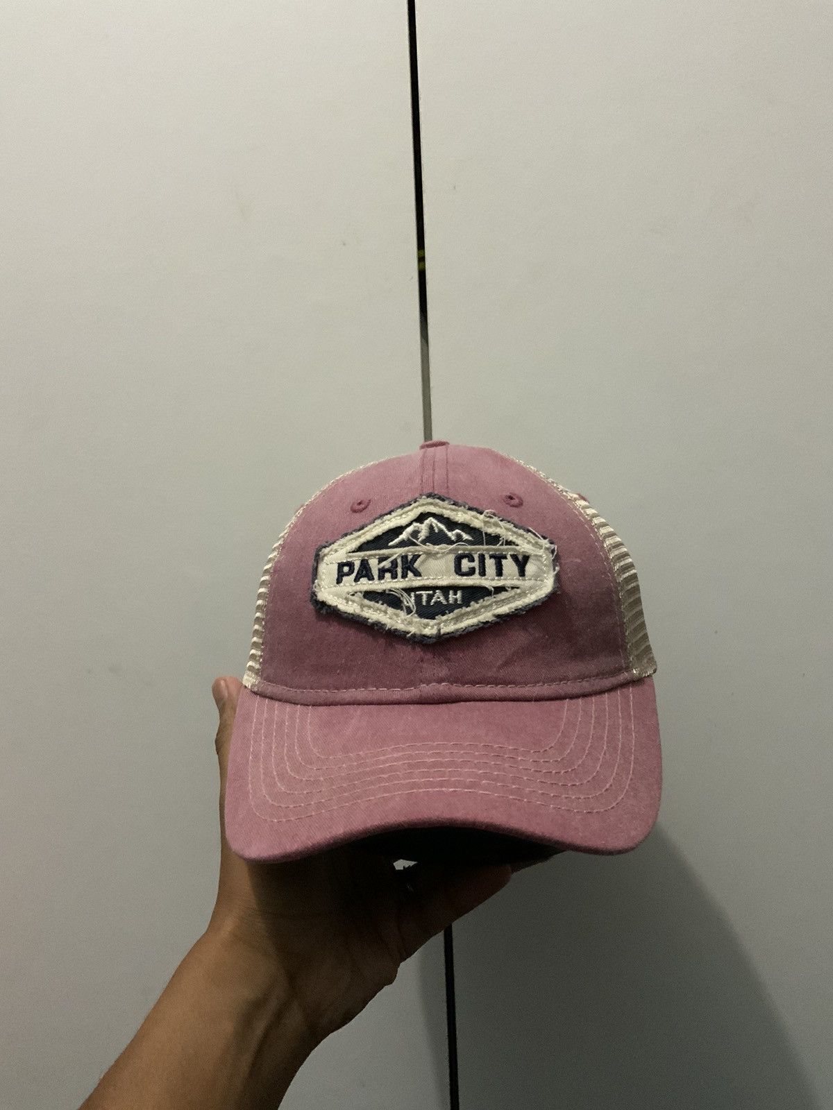 Japanese Brand Park City Utah Distressed Patches Hat by Blue Size ONE SIZE - 1 Thumbnail