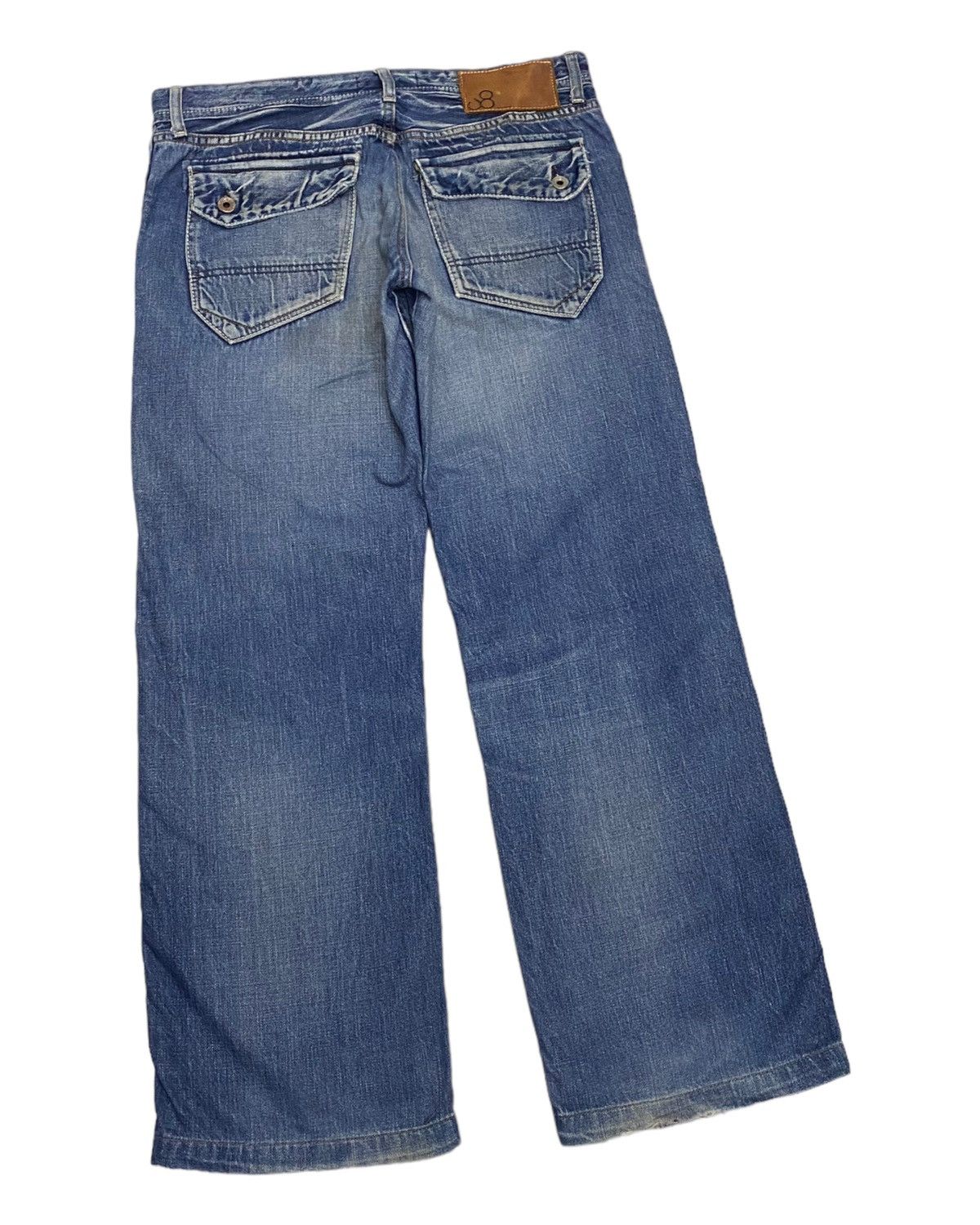 Beauty Beast × Hysteric Glamour 🔥JOHN BULL DISTRESSED BAGGY DENIM JEANS Size US 34 / EU 50 - 7 Thumbnail