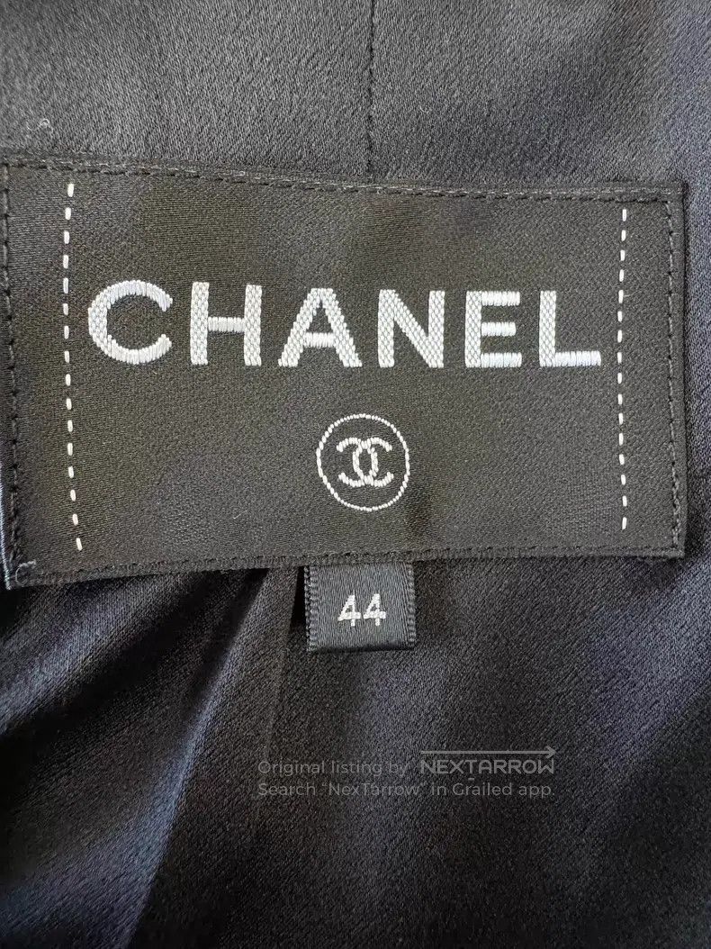 Chanel Chanel 22A black heavy industry stud beaded tweed stand-up Size M / US 6-8 / IT 42-44 - 6 Thumbnail