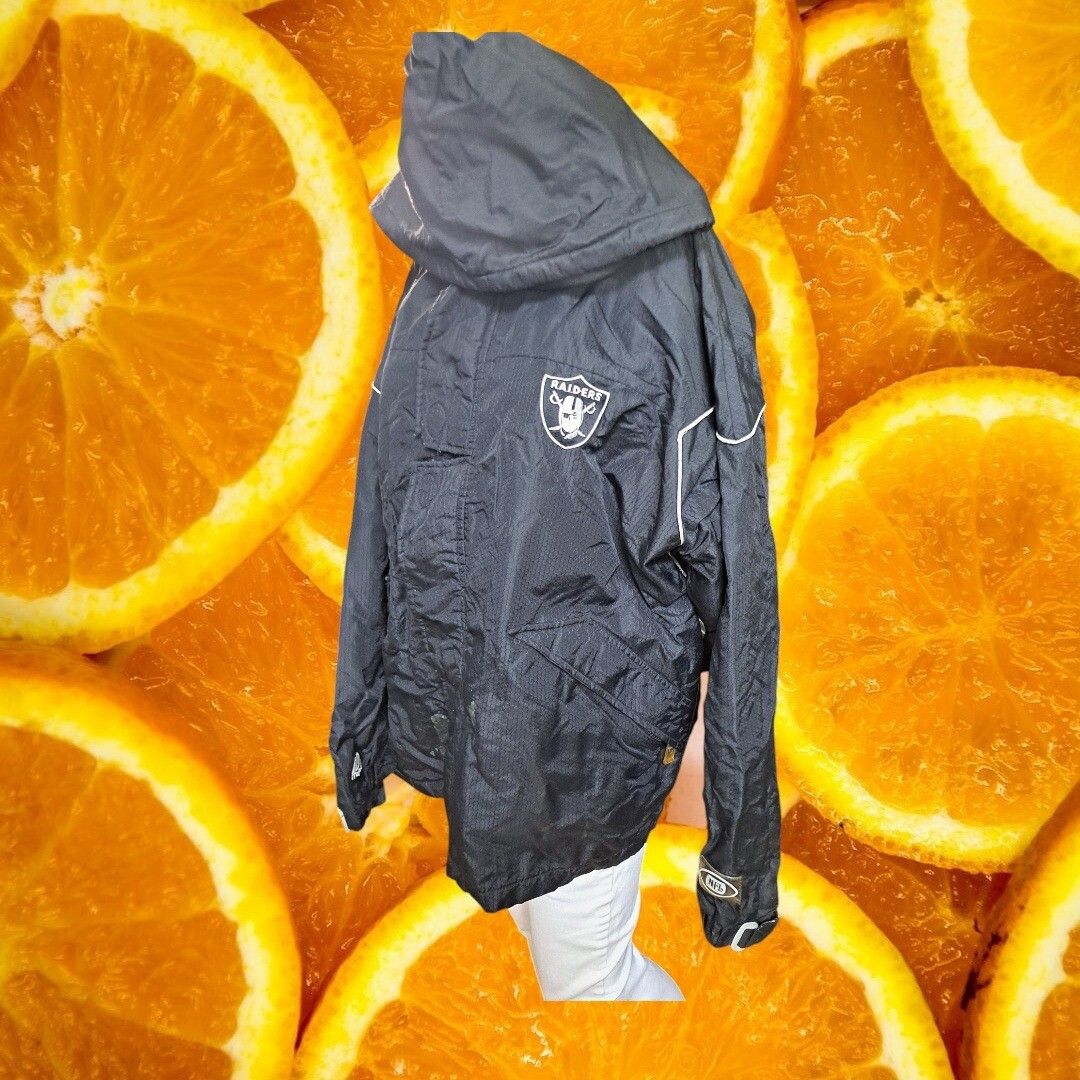 Majestic Majestic Raiders NFL Jacket Full Zip Hooded Padded Coat Blac Size US M / EU 48-50 / 2 - 1 Thumbnail