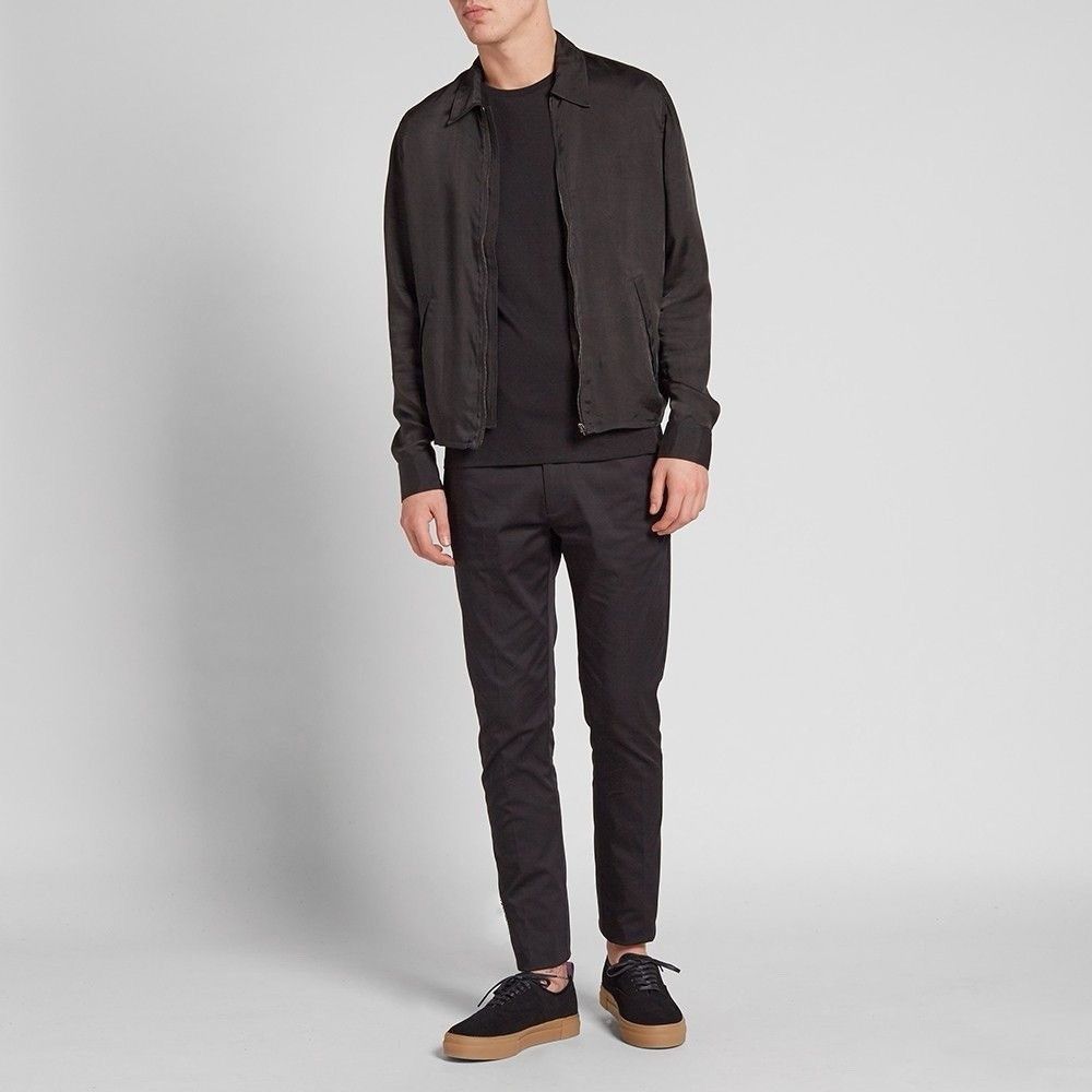 Acne Studios 48/M - Lightweight Zip Jacket - Silky Black Size US M / EU 48-50 / 2 - 4 Thumbnail