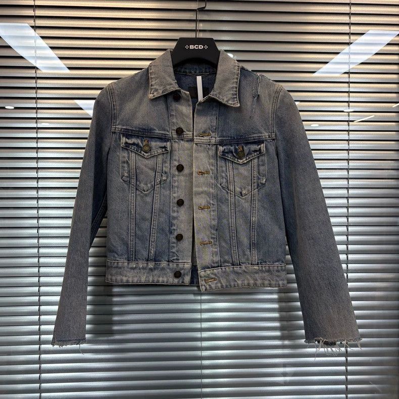 Yves Saint Laurent Yves Saint Laurent YSL Vintage Buffalo Denim Jacket Size X Size US XS / EU 42 / 0 - 1 Thumbnail