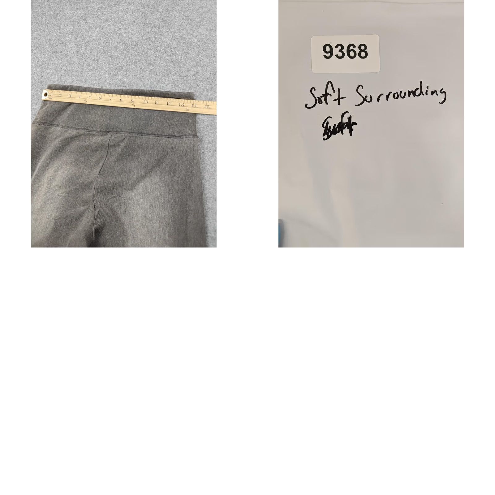 Soft Surroundings Soft Surroundings Leggings Womens Small Gray High Rise Pull On Stretch Pants Size 28" / US 6 / IT 42 - 8 Thumbnail